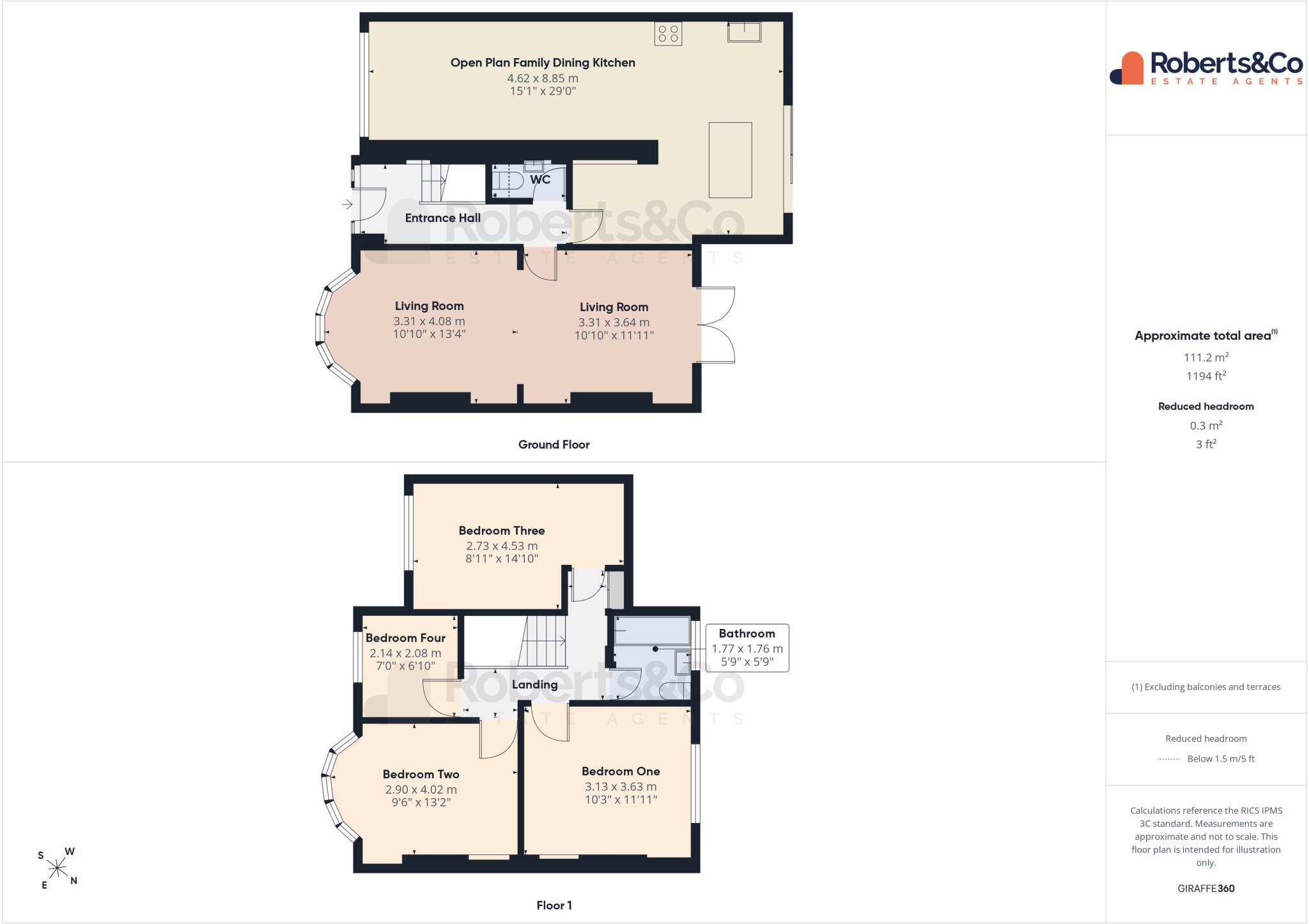 West End, Penwortham floorplan