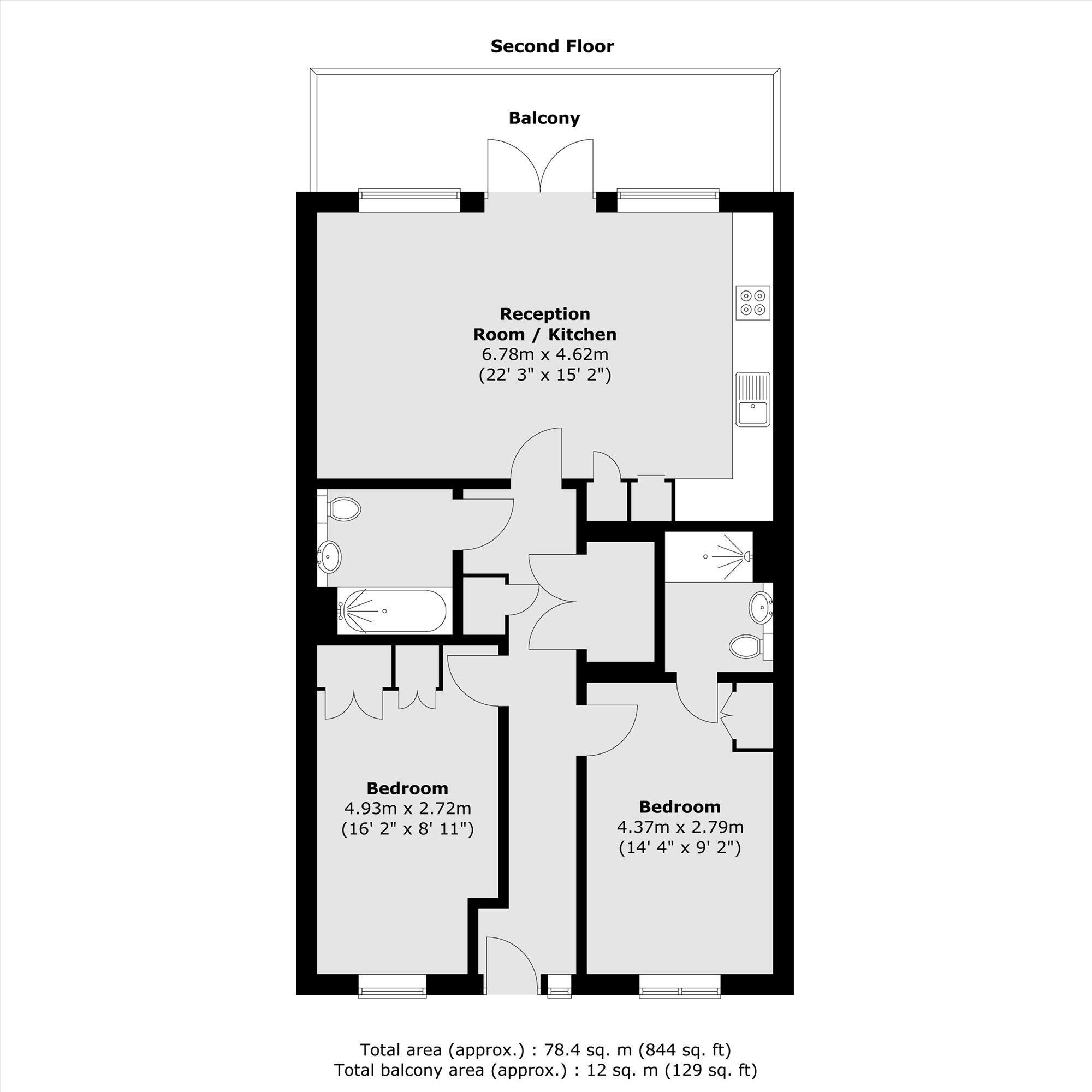 Danson Mews, Elephant & Castle floorplan