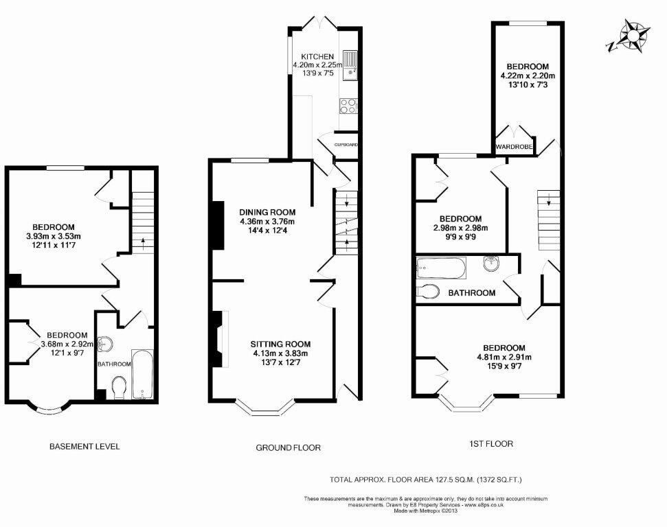 St.Clements, Oxford floorplan