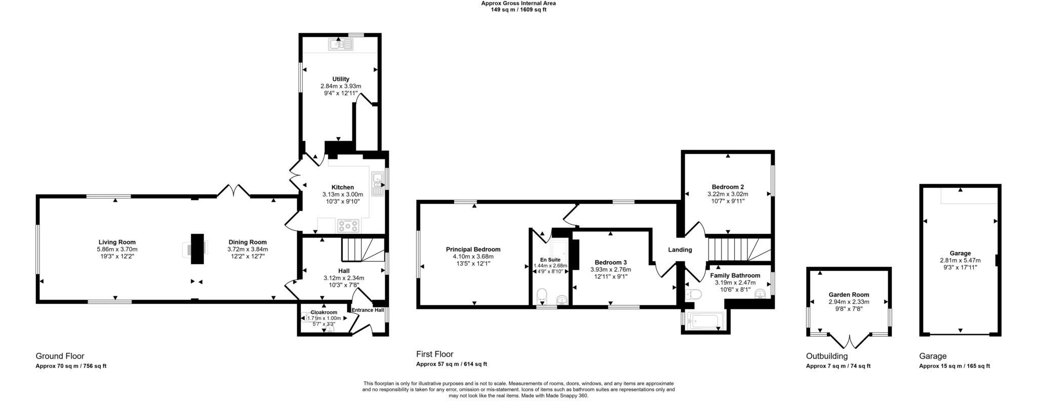 Aston Cross, Tewkesbury, Gloucestershire floorplan