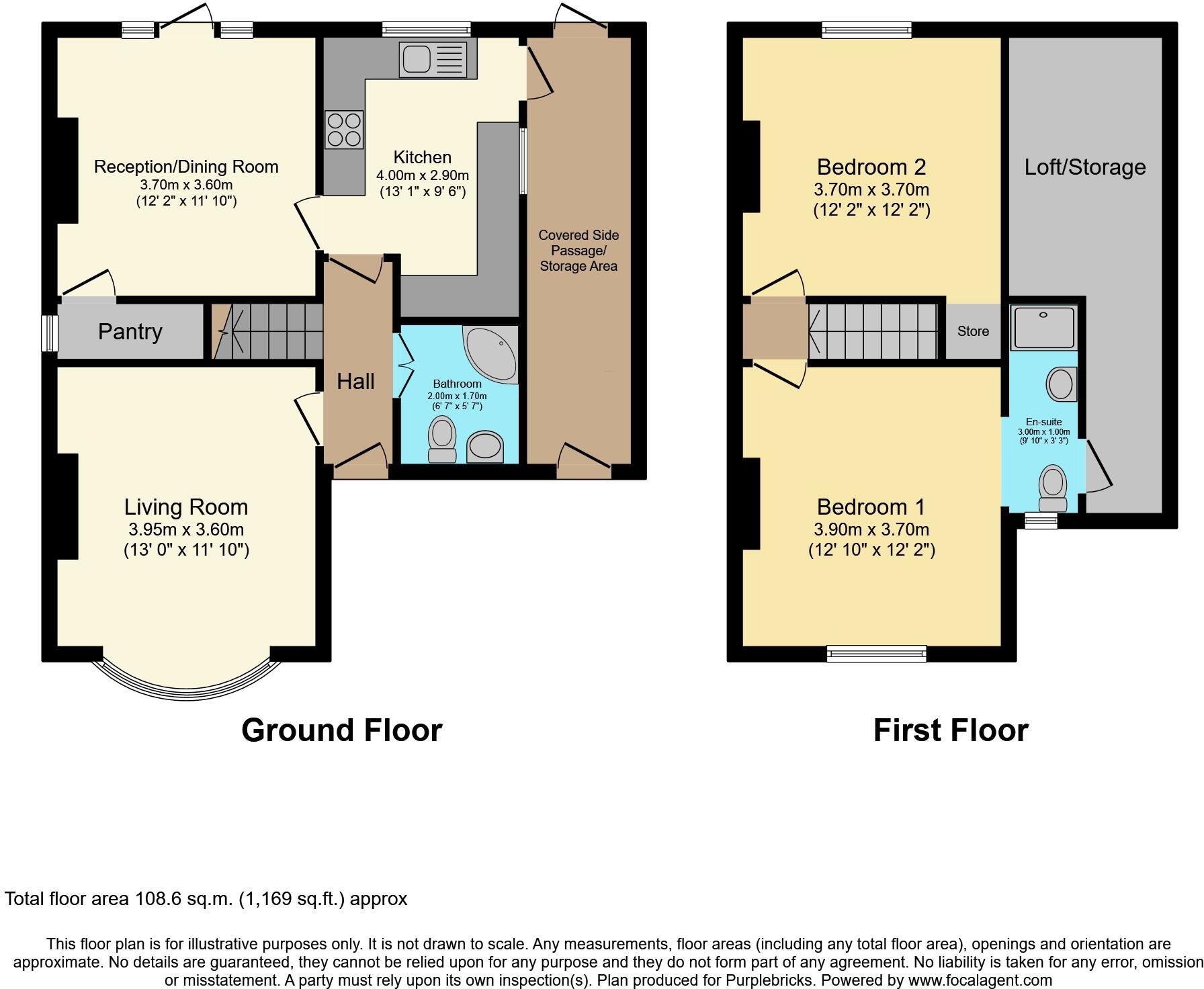 Huntingdon Road, Leicester, LE4 floorplan