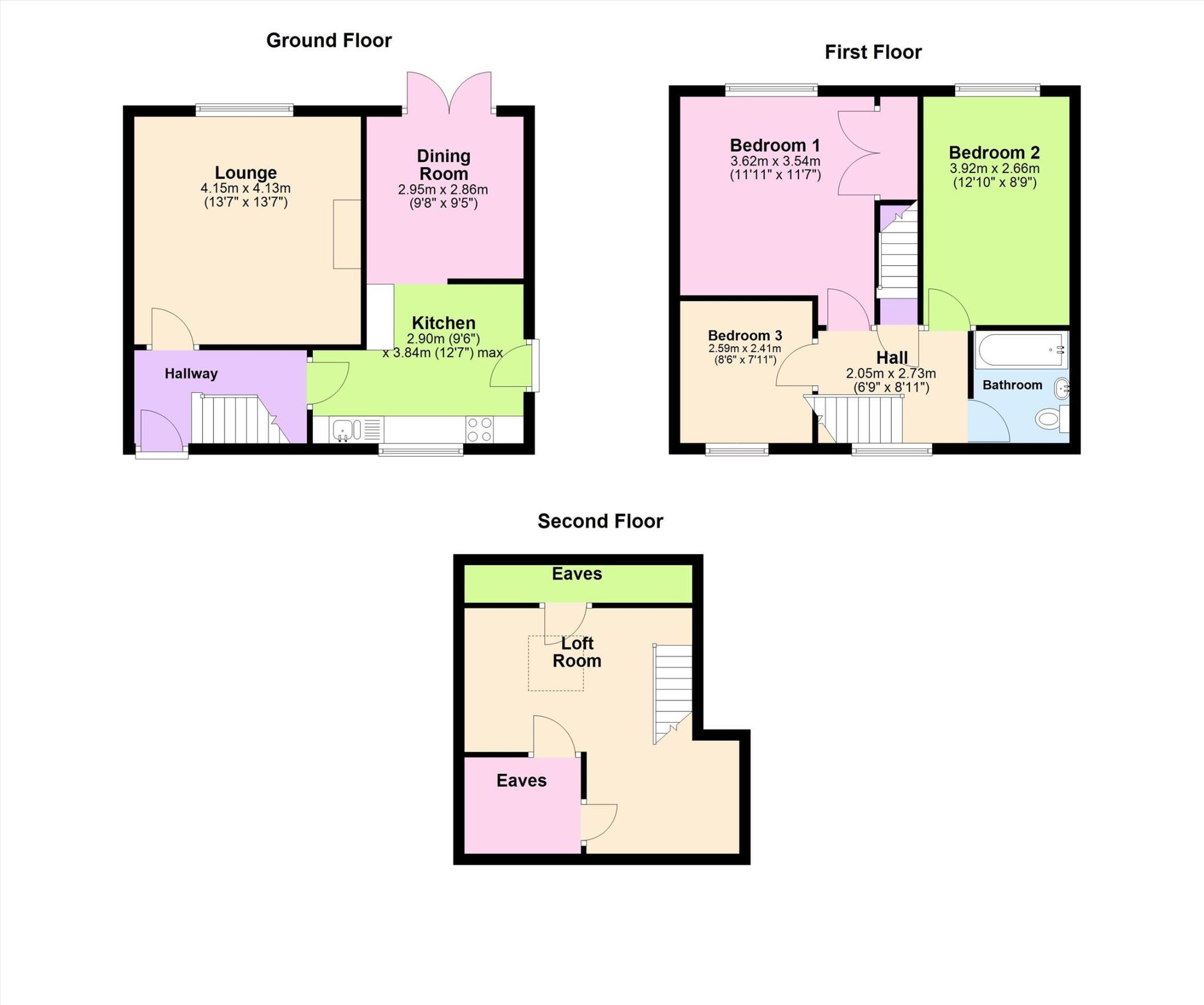 Hockley Place, Blackpool floorplan