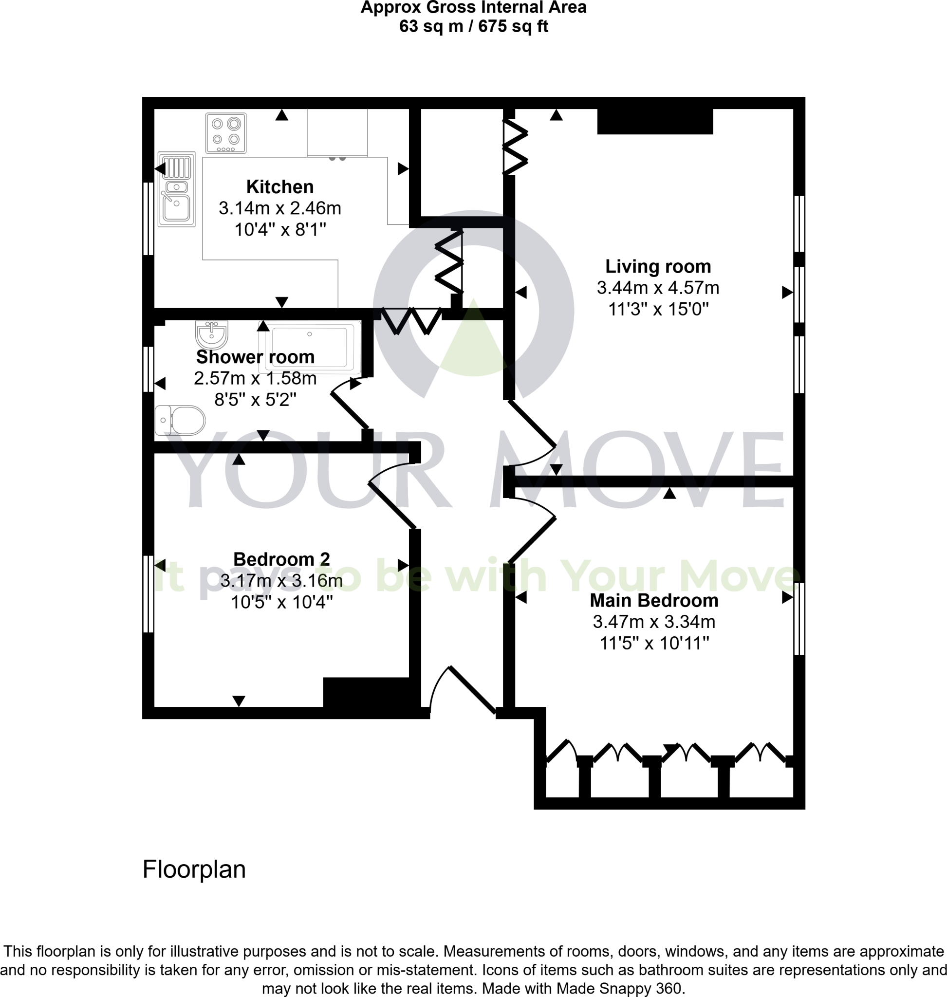 Kenmore Terrace, Dundee, Angus, DD3 floorplan
