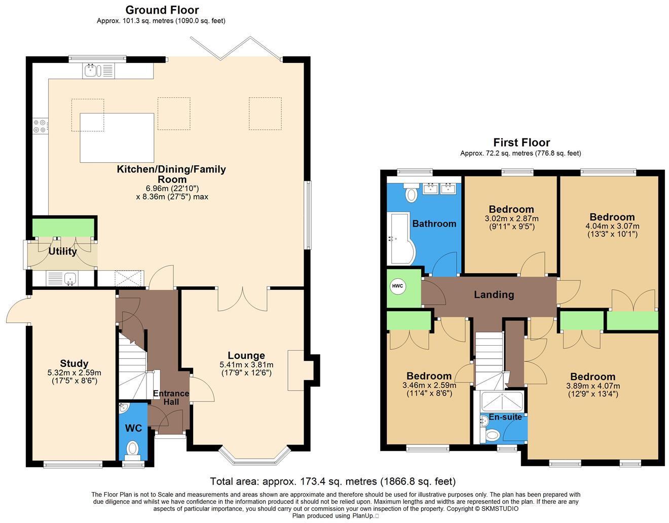 Maslen Road, St. Albans floorplan