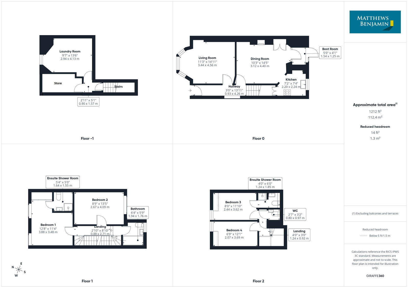 Gillercombe, 97 Craig Walk, Windermere, Cumbria LA23 2JS floorplan