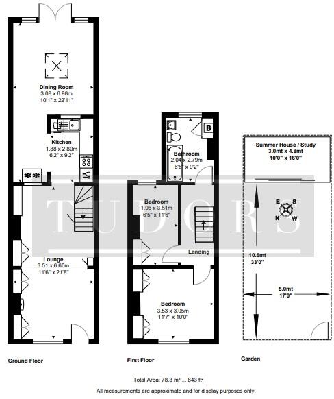 Dennis Road, East Molesey, KT8 floorplan
