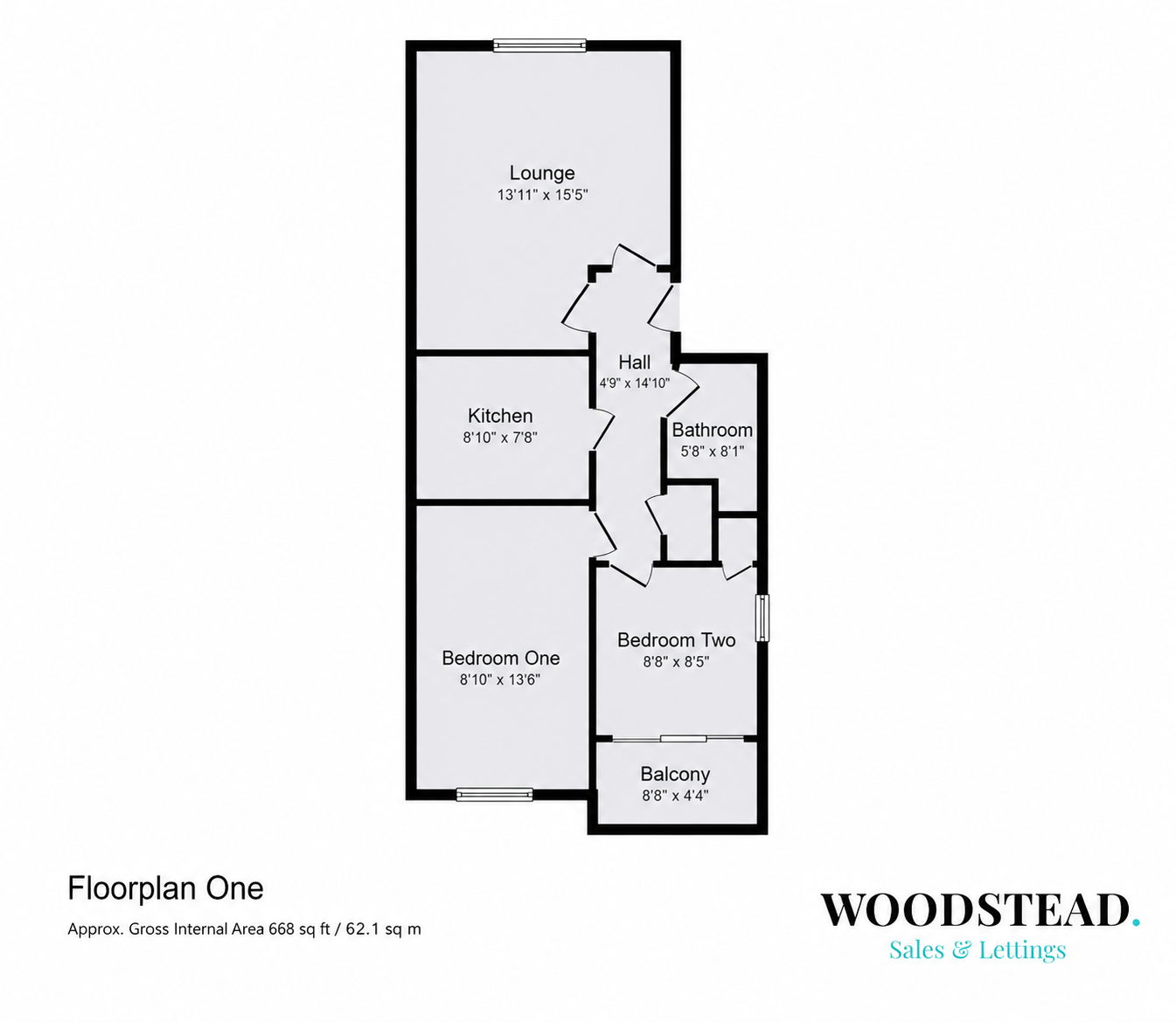8, Dunlin Wharf, Castle Marina, Nottingham, NG7 floorplan