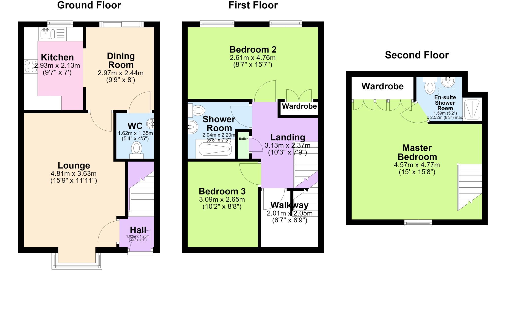 Atlanta Gardens, Warrington floorplan