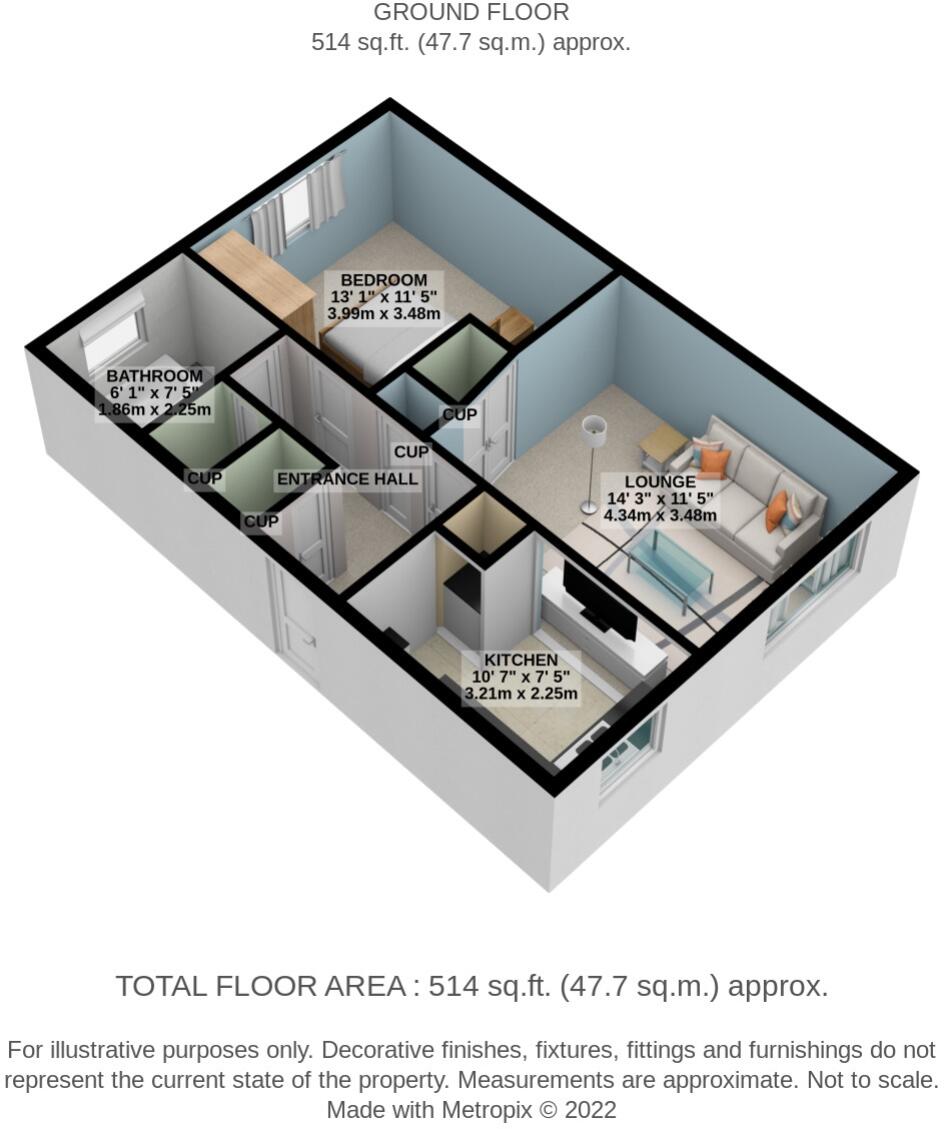 Kingston Road, Leatherhead, Surrey, KT22 floorplan
