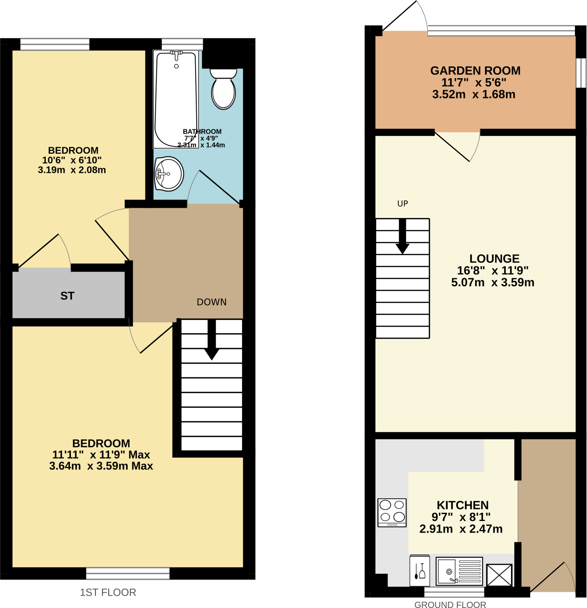 Challenger Close, Malvern, Worcestershire, WR14 floorplan