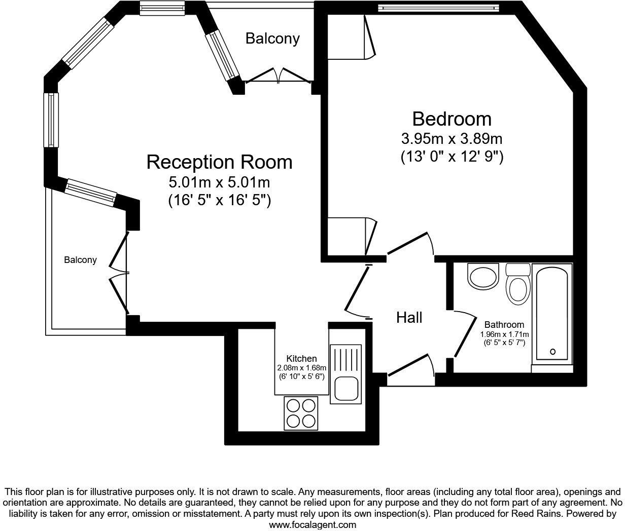Laleham Road, London, SE6 floorplan