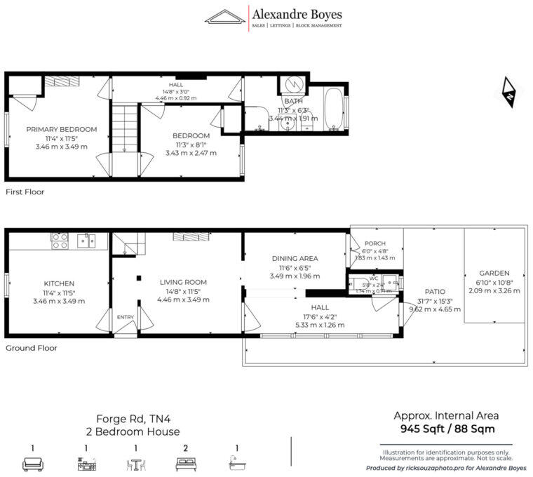 Forge Road, Southborough, TN4 floorplan