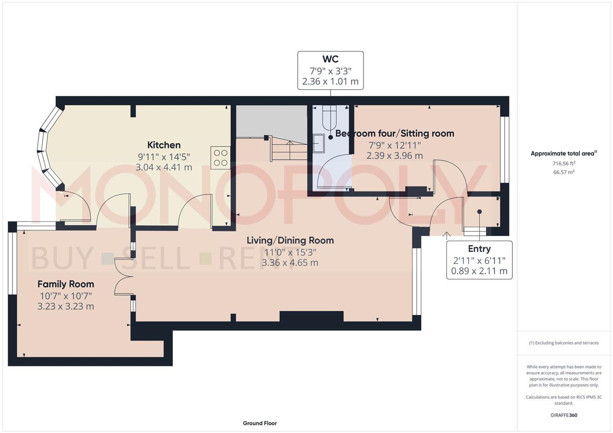 Birkdale Road, Wrexham, LL13 floorplan