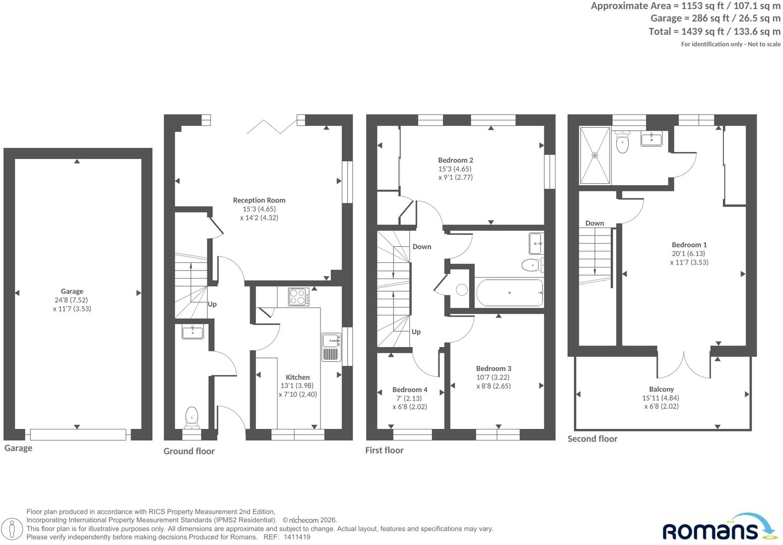 Woodcote Green, Crowthorne, Berkshire floorplan