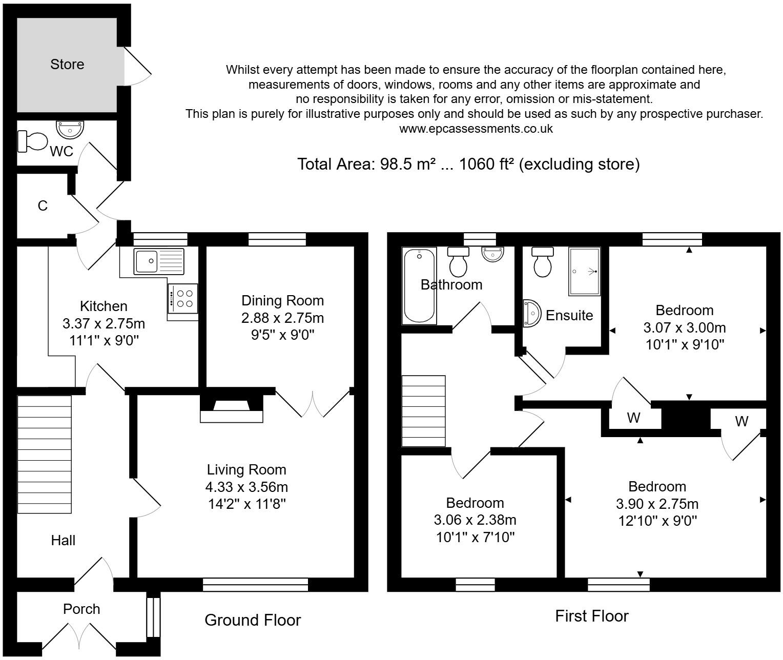 Brookfield Park, Bath, Somerset, BA1 floorplan