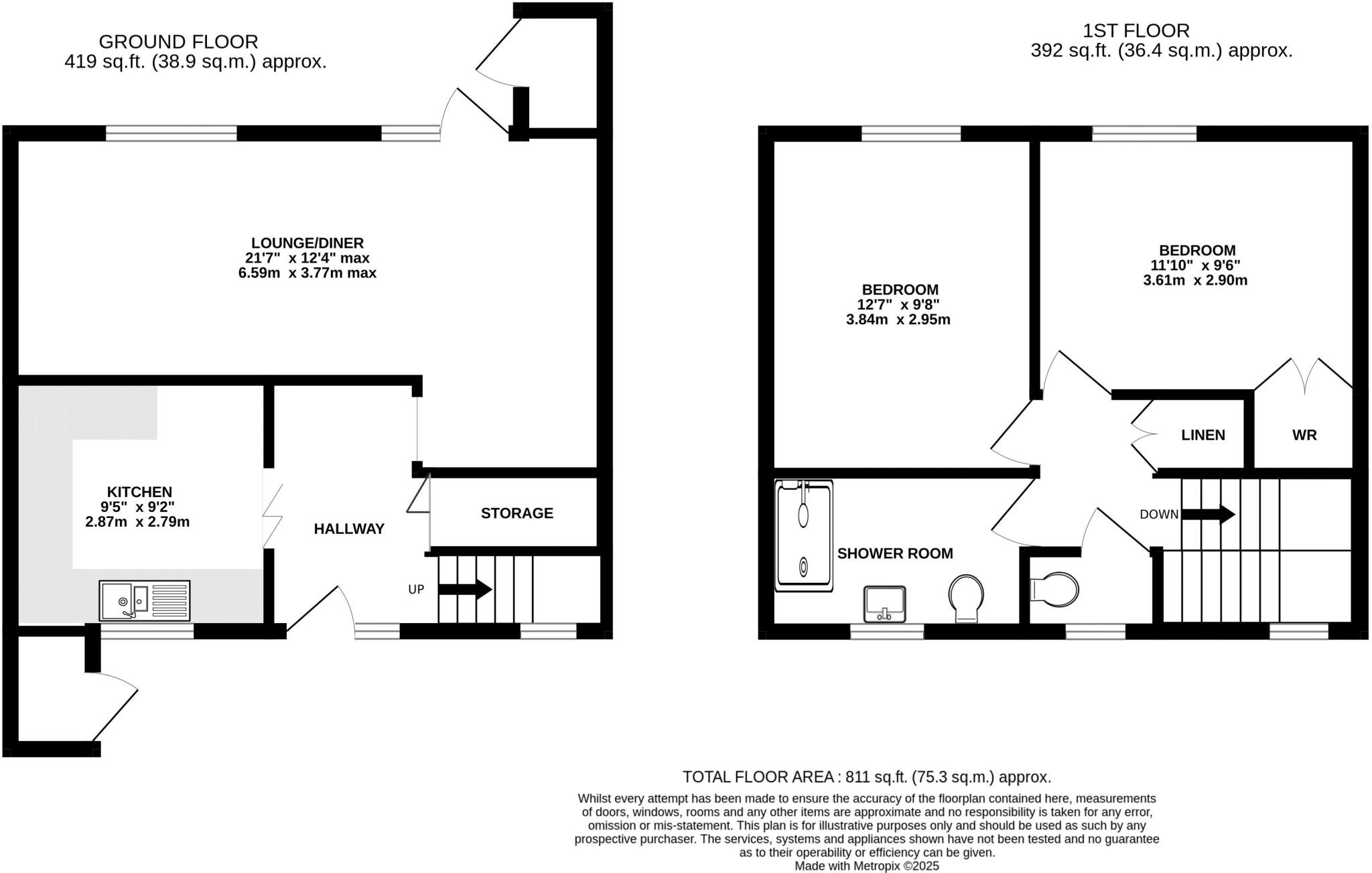 Luton Close, Lincoln floorplan