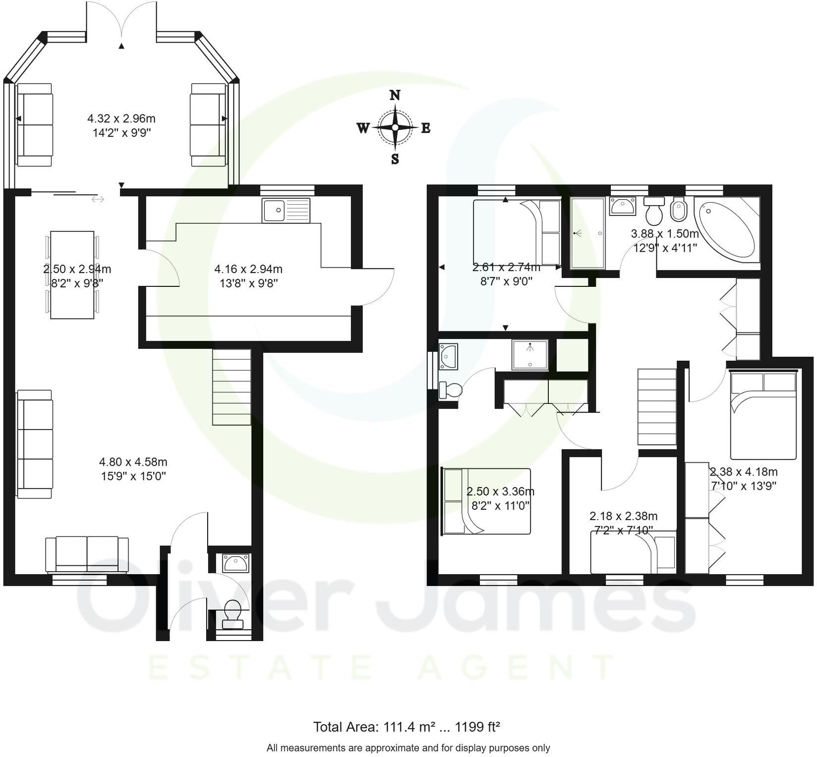 Caledonian Drive, Eccles, M30 floorplan