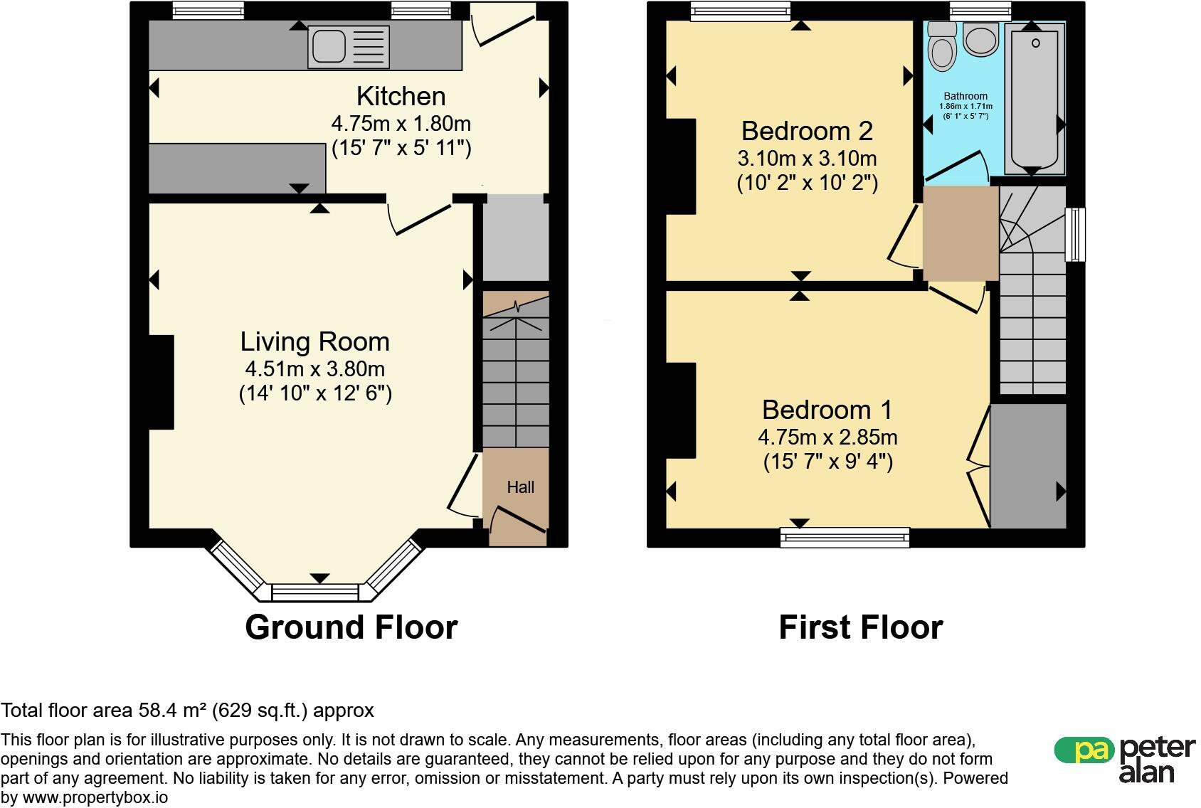 Snowden Road, Cardiff floorplan