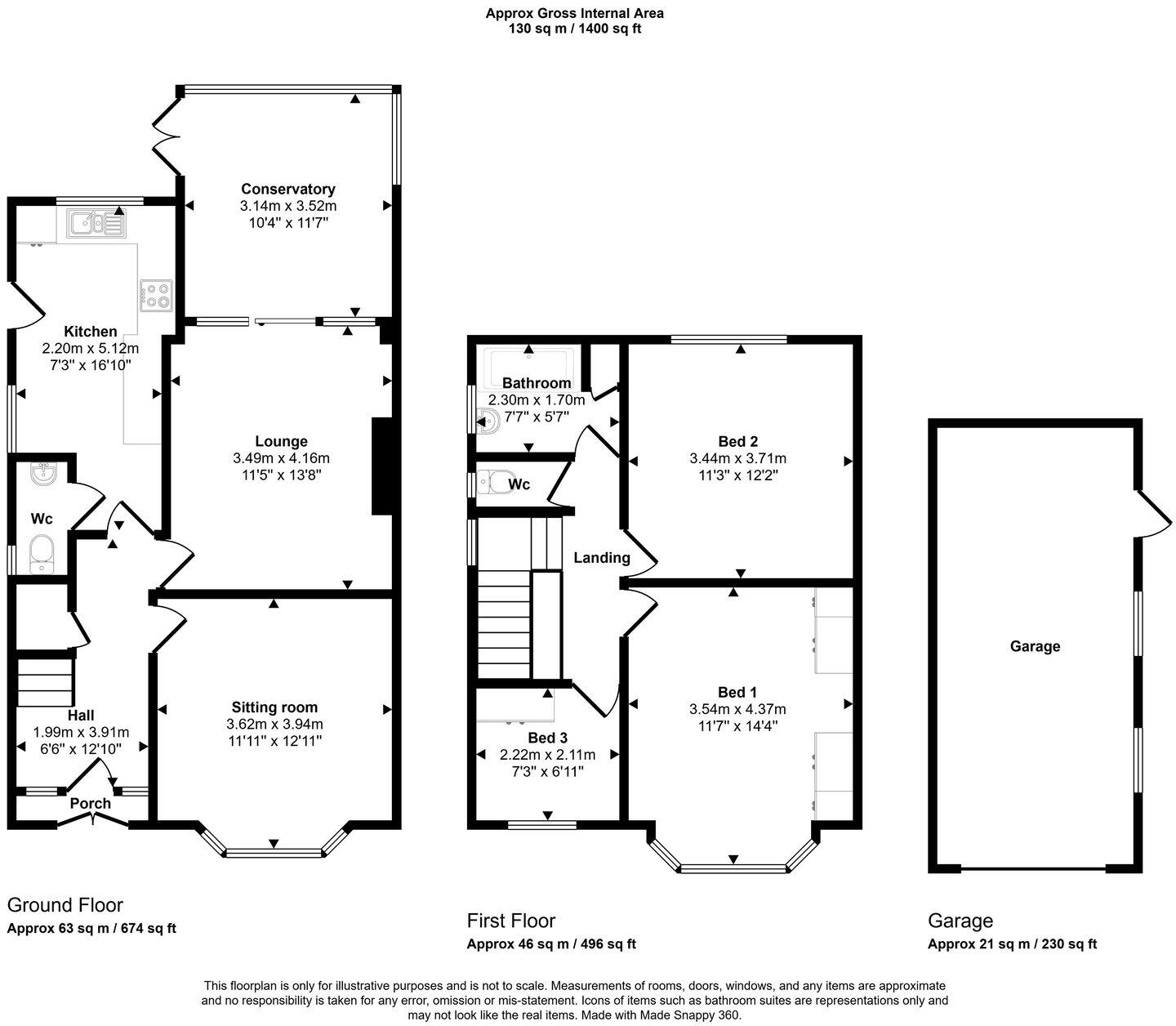 Ashford Road, Heaton Chapel SK4 5JX floorplan