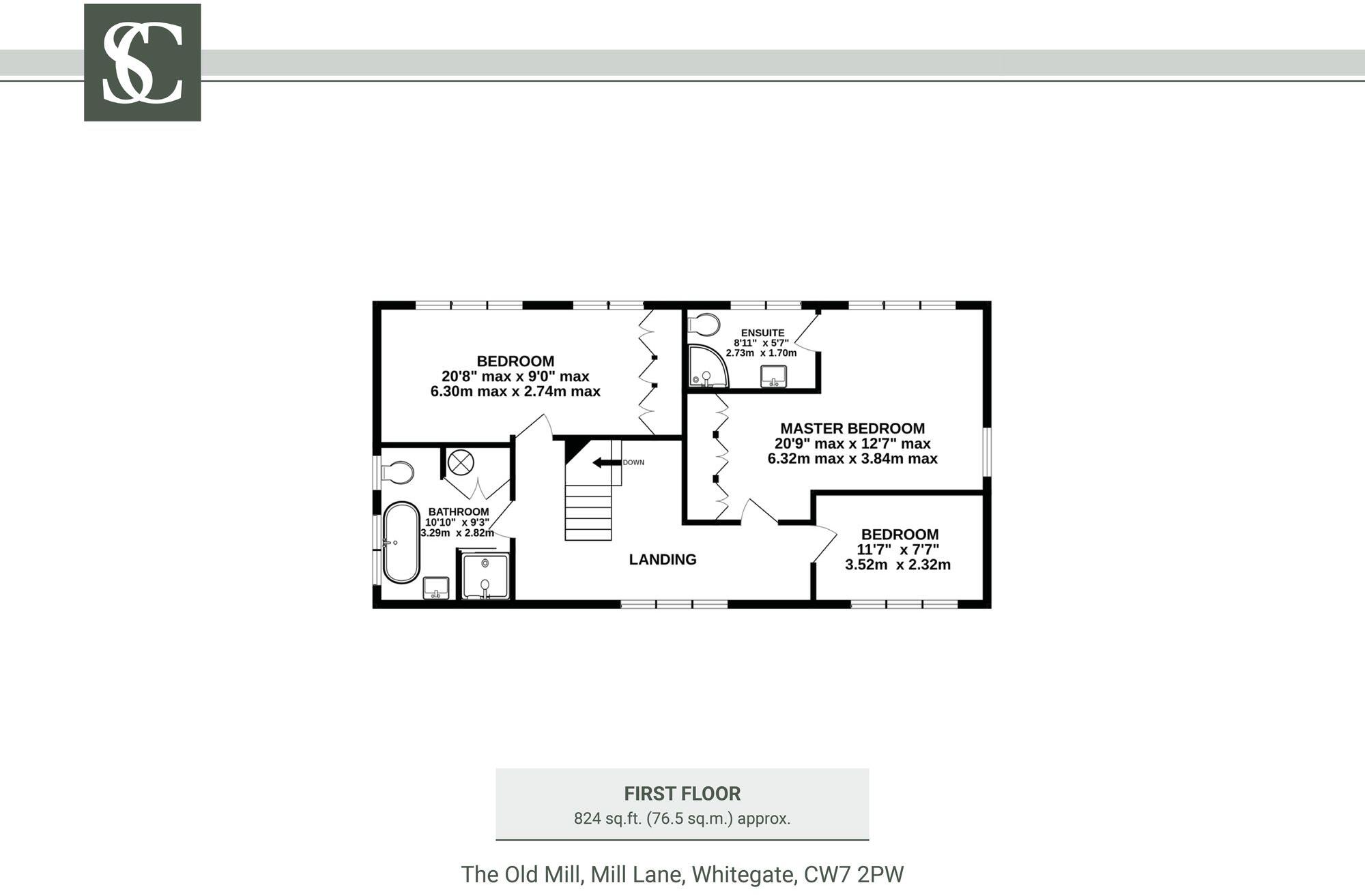 The Old Mill, Mill Lane, Whitegate, CW7 2PW floorplan