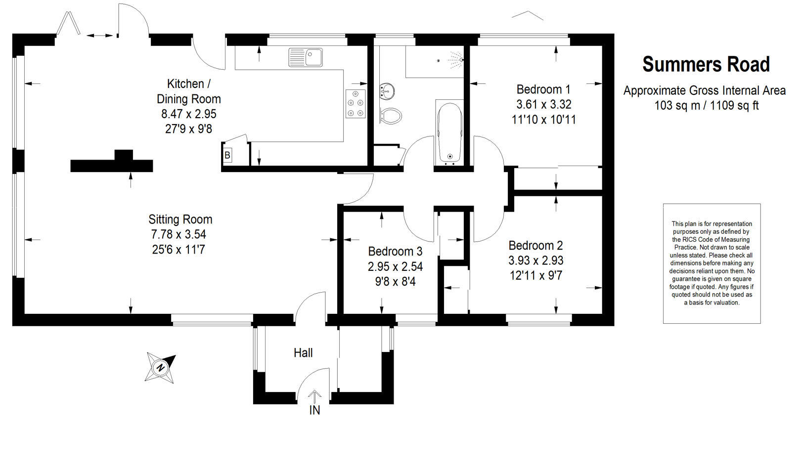 Summers Road, Godalming floorplan