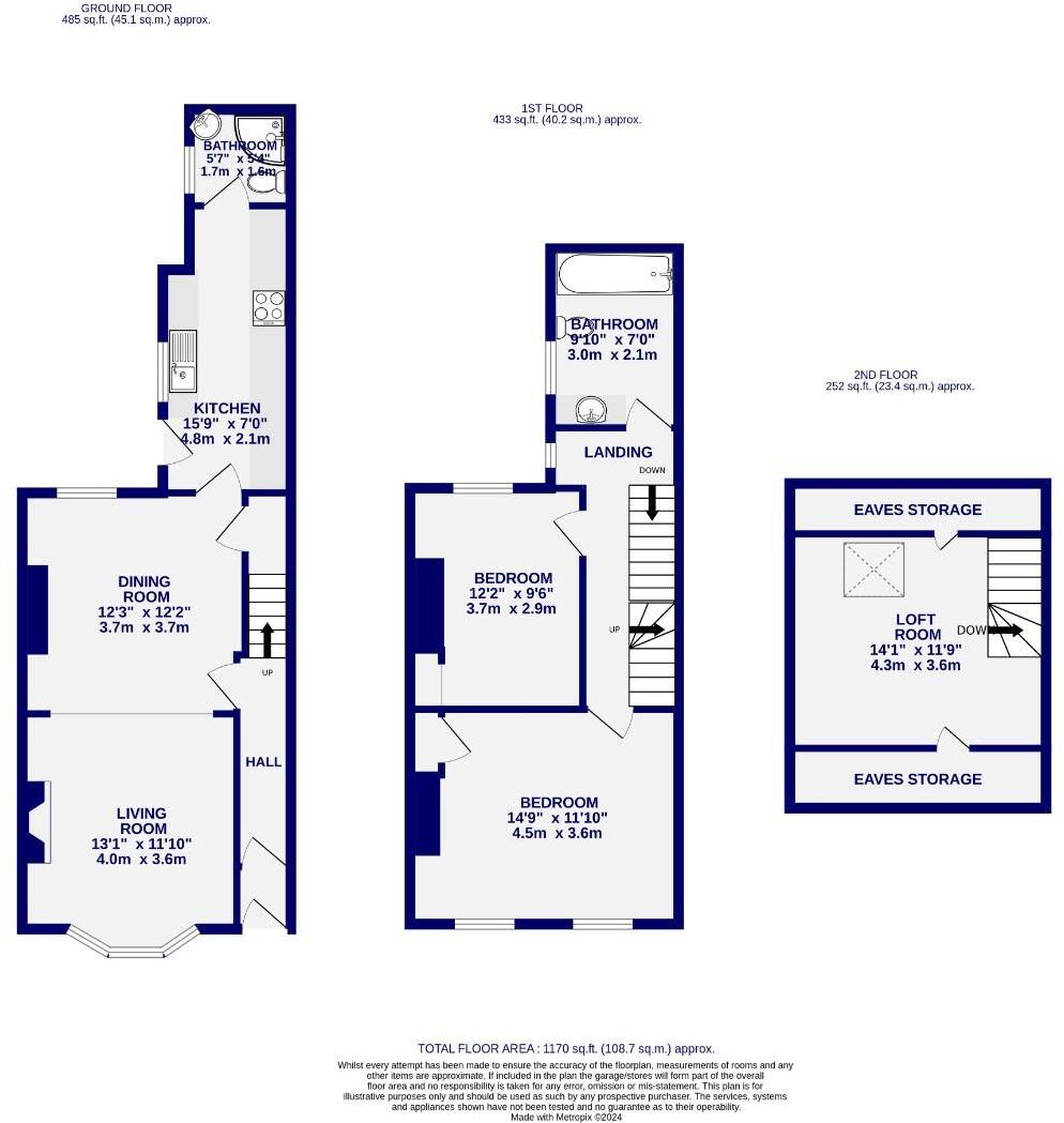 Murray Street, York floorplan