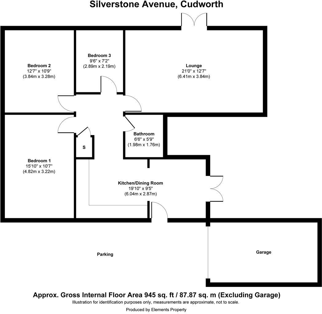 Silverstone Avenue, Cudworth, Barnsley floorplan