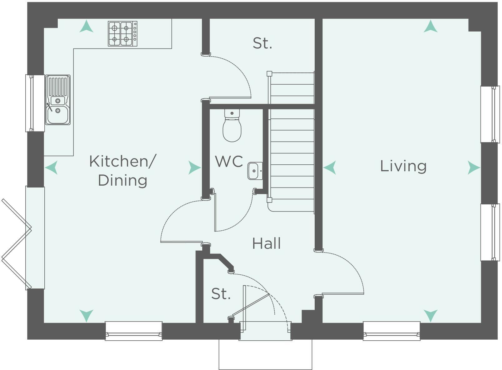 Saltby Road,
Croxton Kerrial,
Leicestershire,
NG321QG floorplan