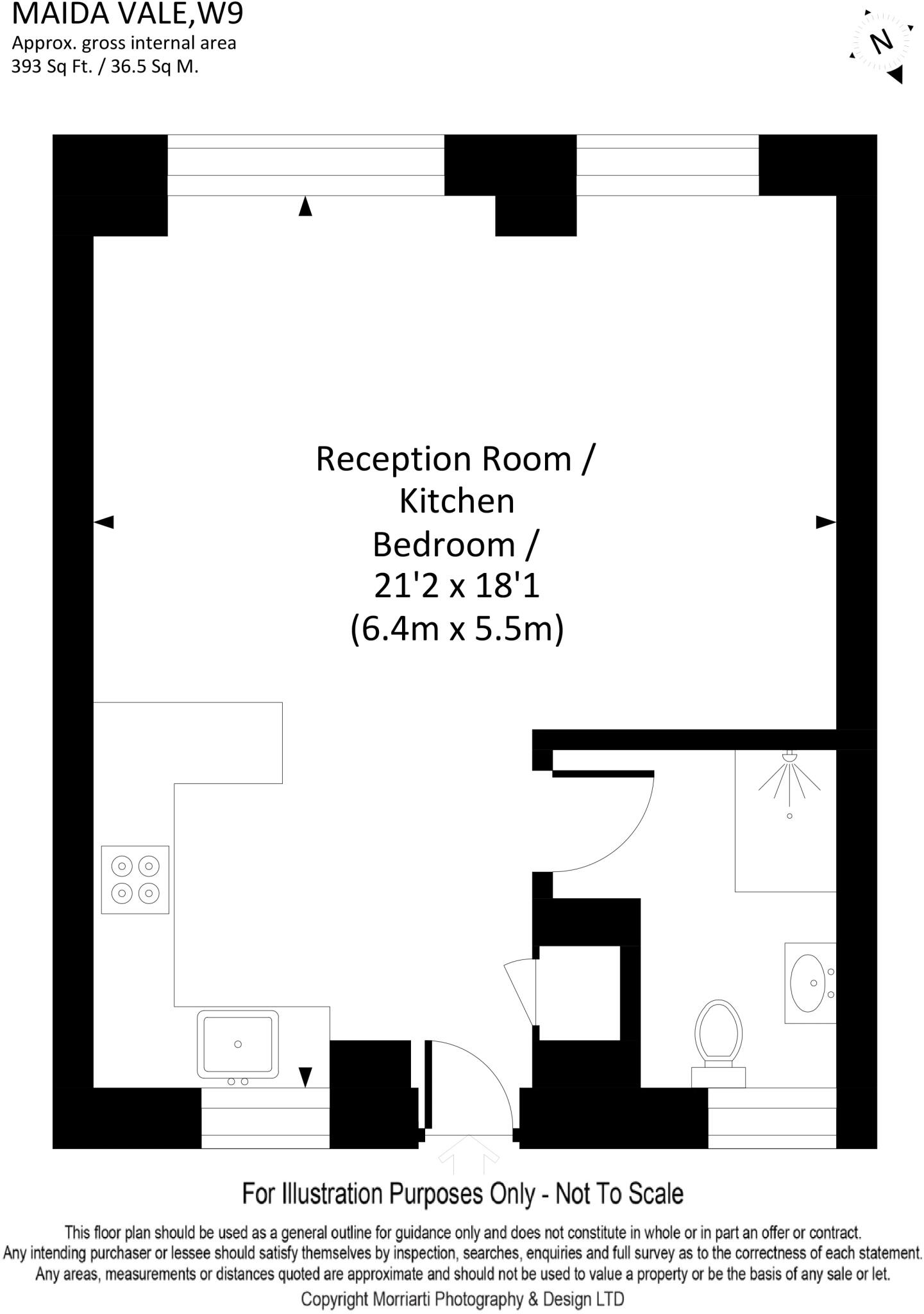 Maida Vale, London, W9 floorplan