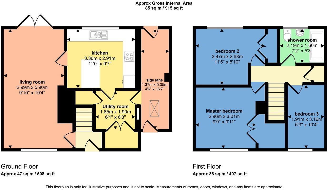 3 Stanley Road, Brampton, Carlisle, CA8 floorplan