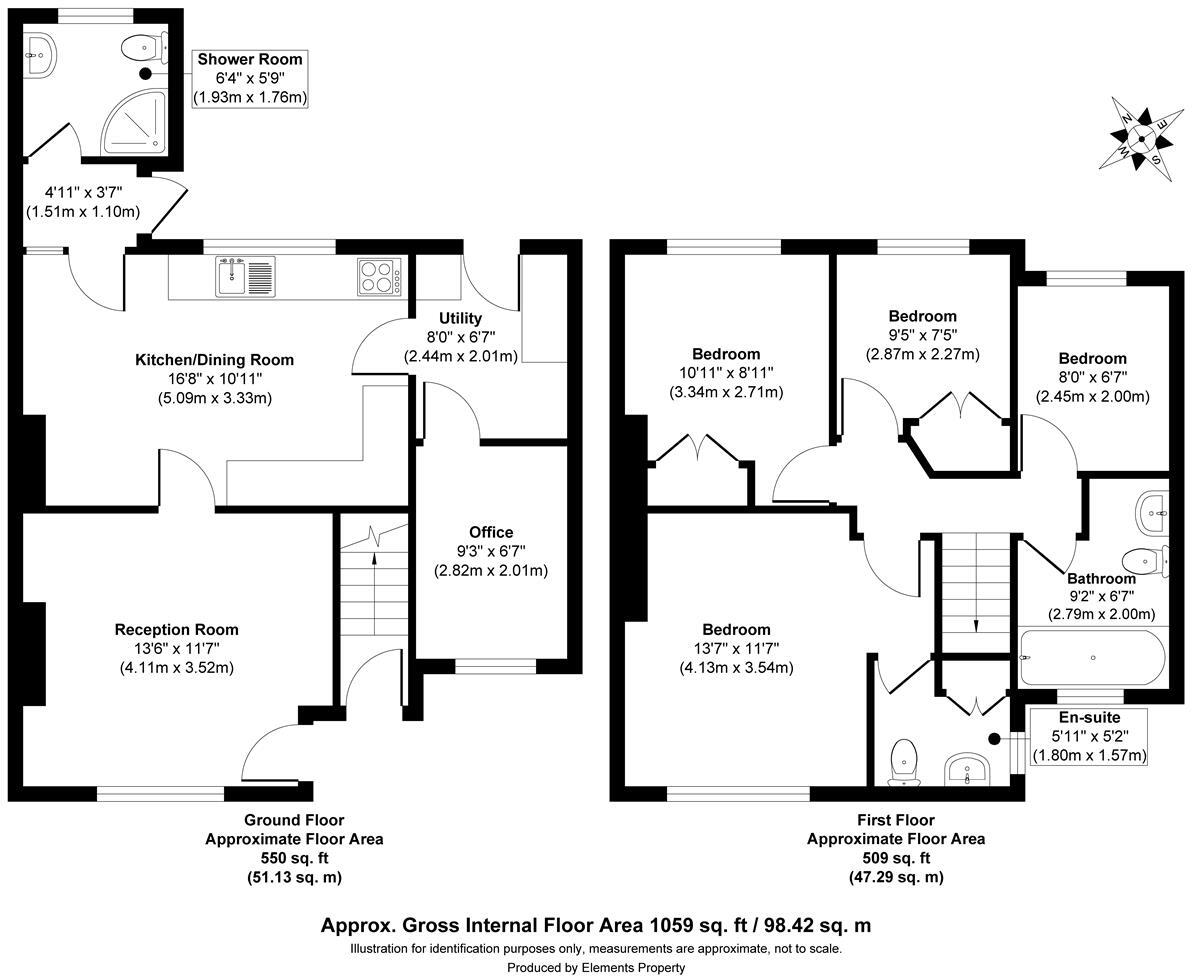 Lodgelands, Ardingly floorplan