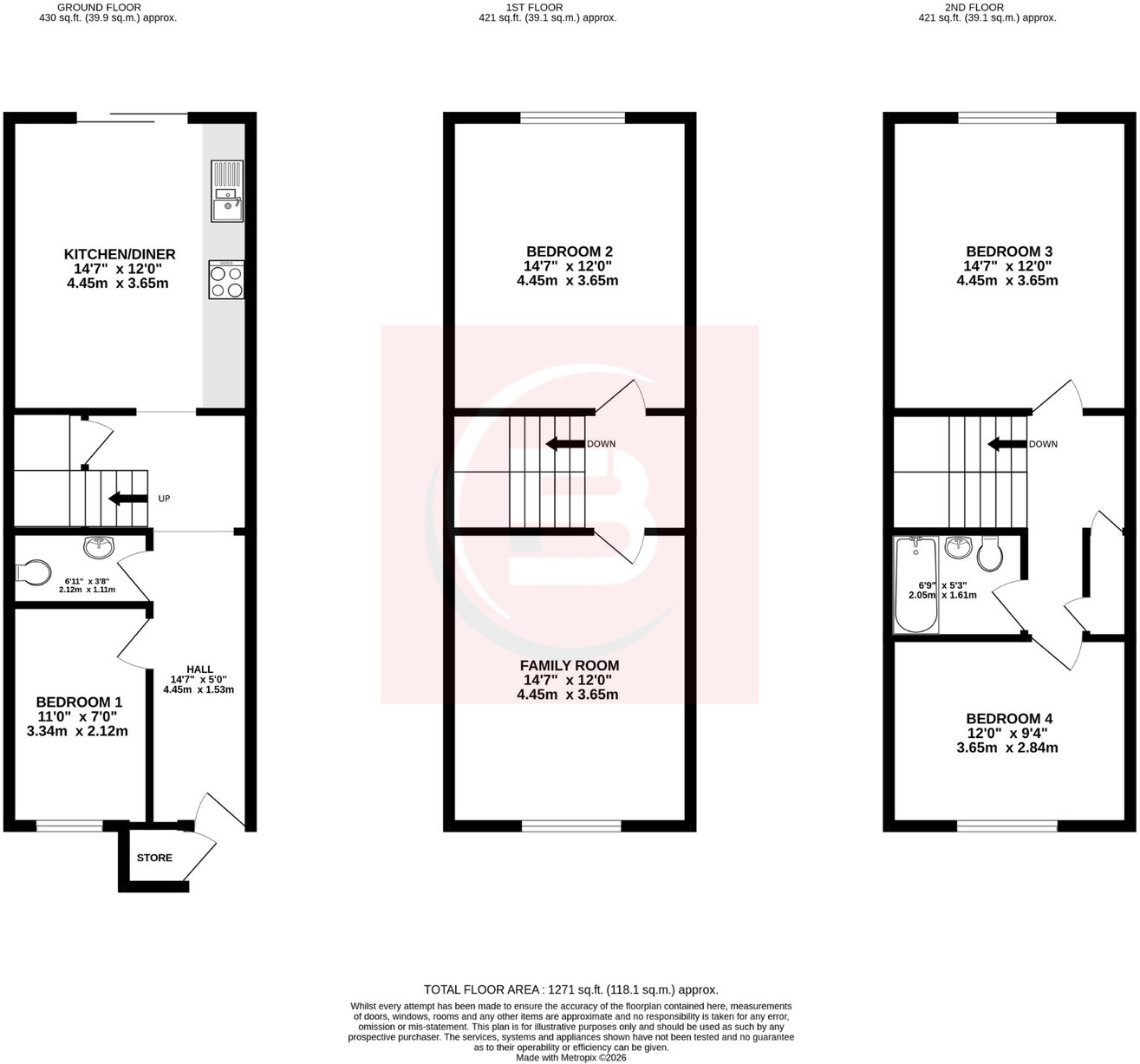 Ellfield Court, Northampton, NN3 8LS floorplan