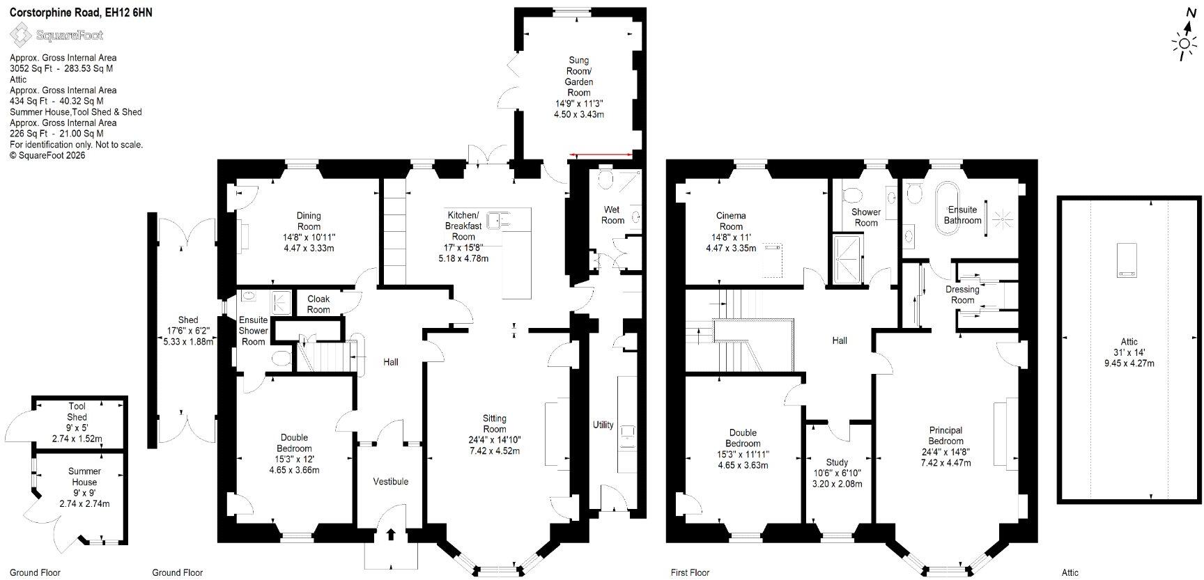 Corstorphine Road, Edinburgh floorplan