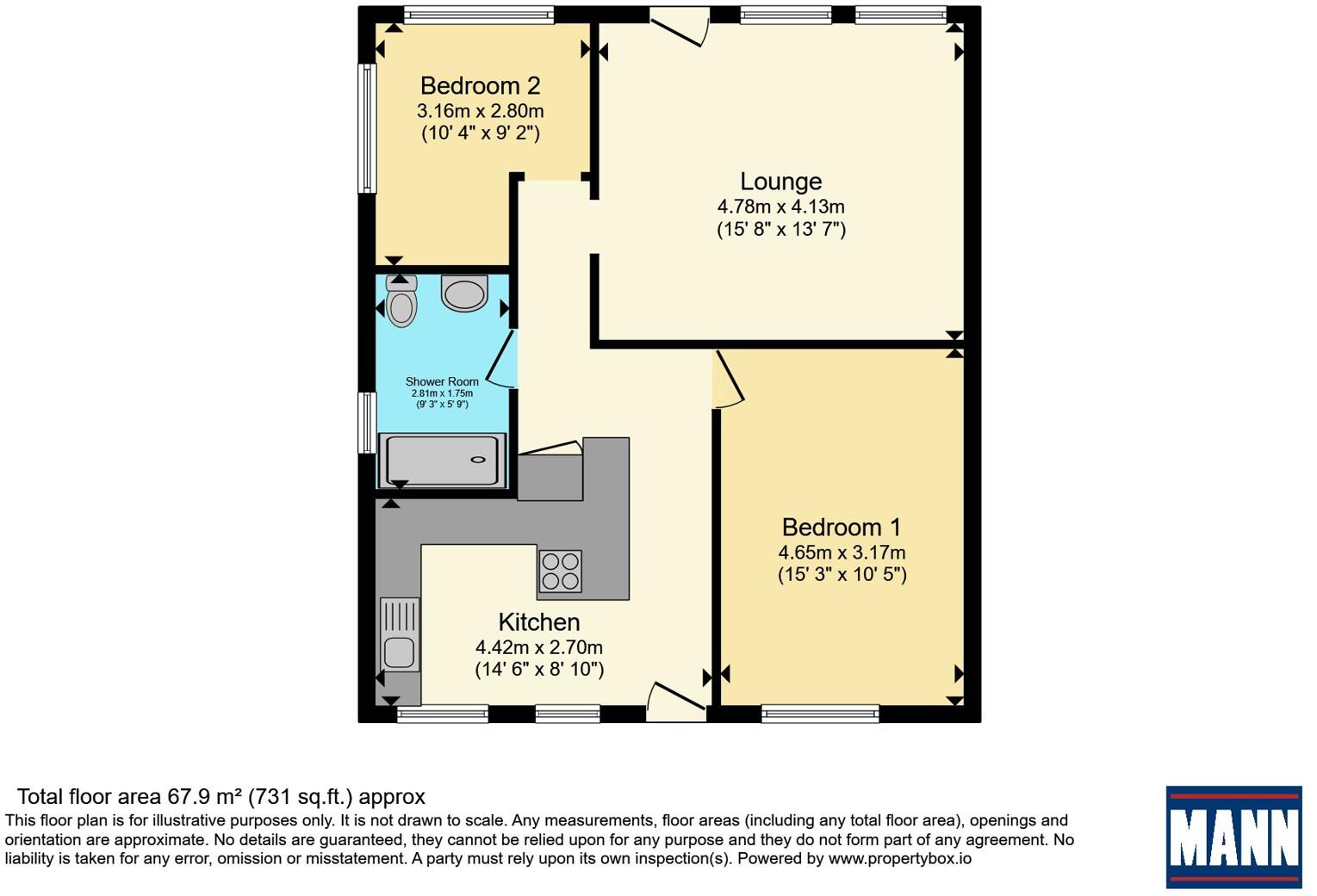 South Lane, Clanfield, Waterlooville, Hampshire, PO8 floorplan