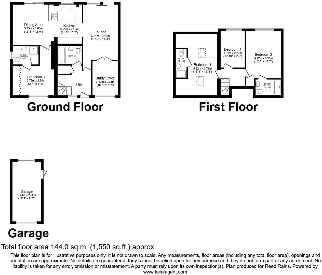Springhill Grove, Crofton, Wakefield, West Yorkshire, WF4 floorplan