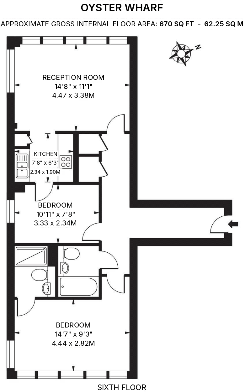 Lombard Road, Battersea, SW11 floorplan