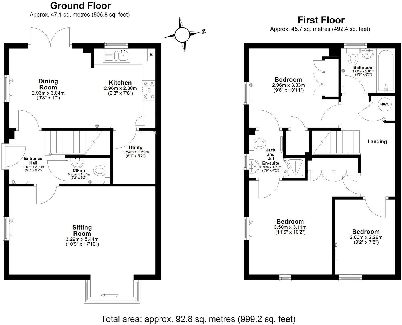 Cornwall Close, Tetbury floorplan