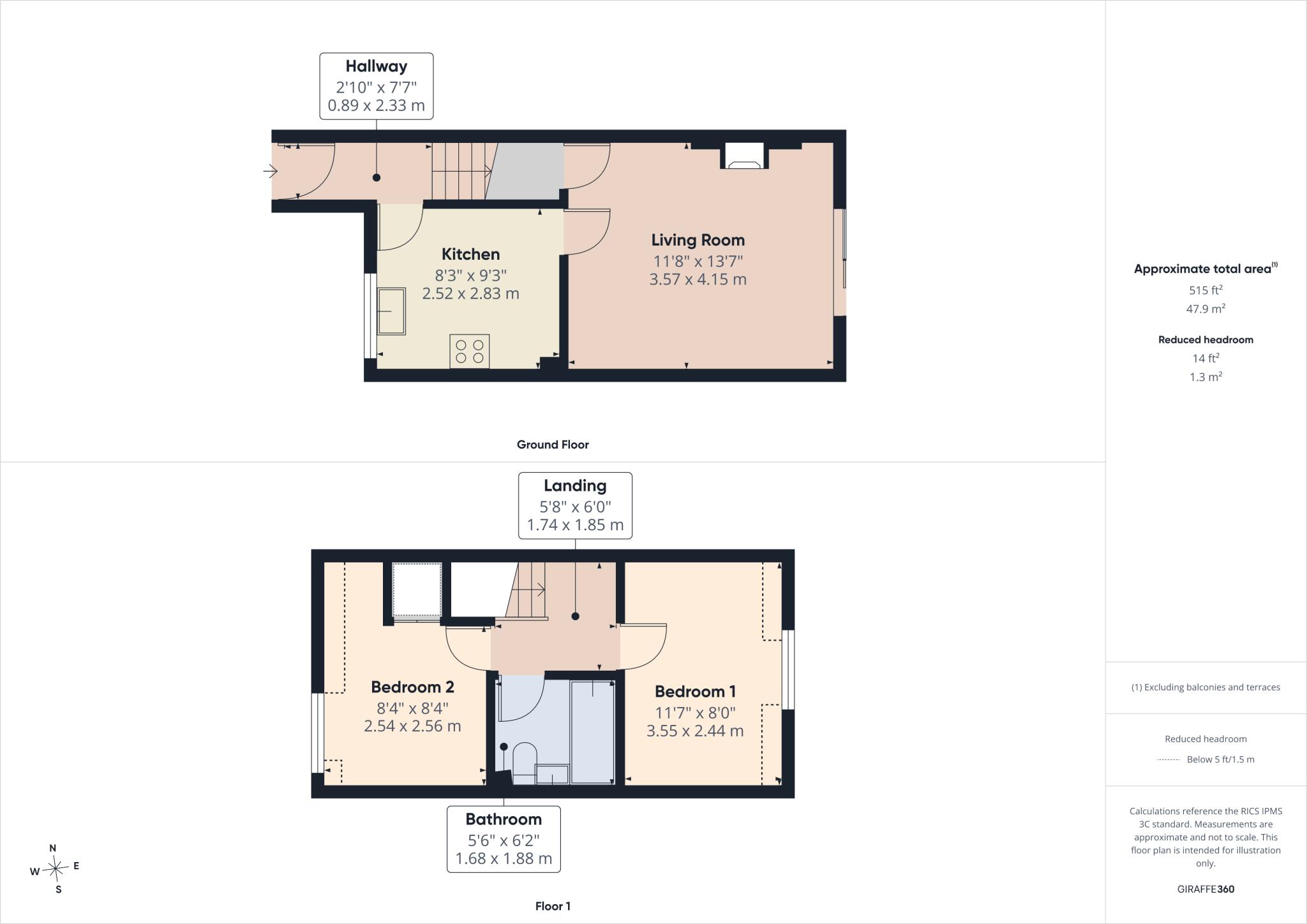 Saltersgate, Peterborough, PE1 4YA floorplan