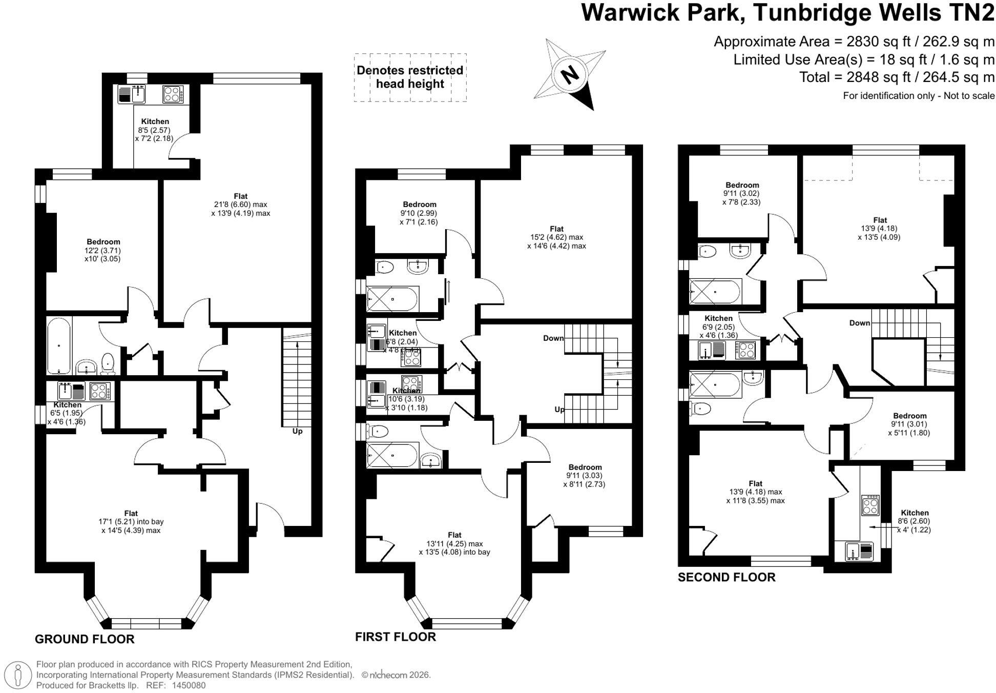 Warwick Park, Tunbridge Wells, TN2 floorplan
