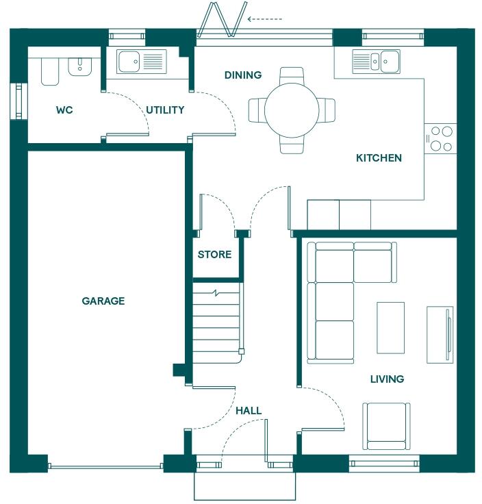 The Pastures, Hambleton, North Yorkshire (Carrington)  floorplan