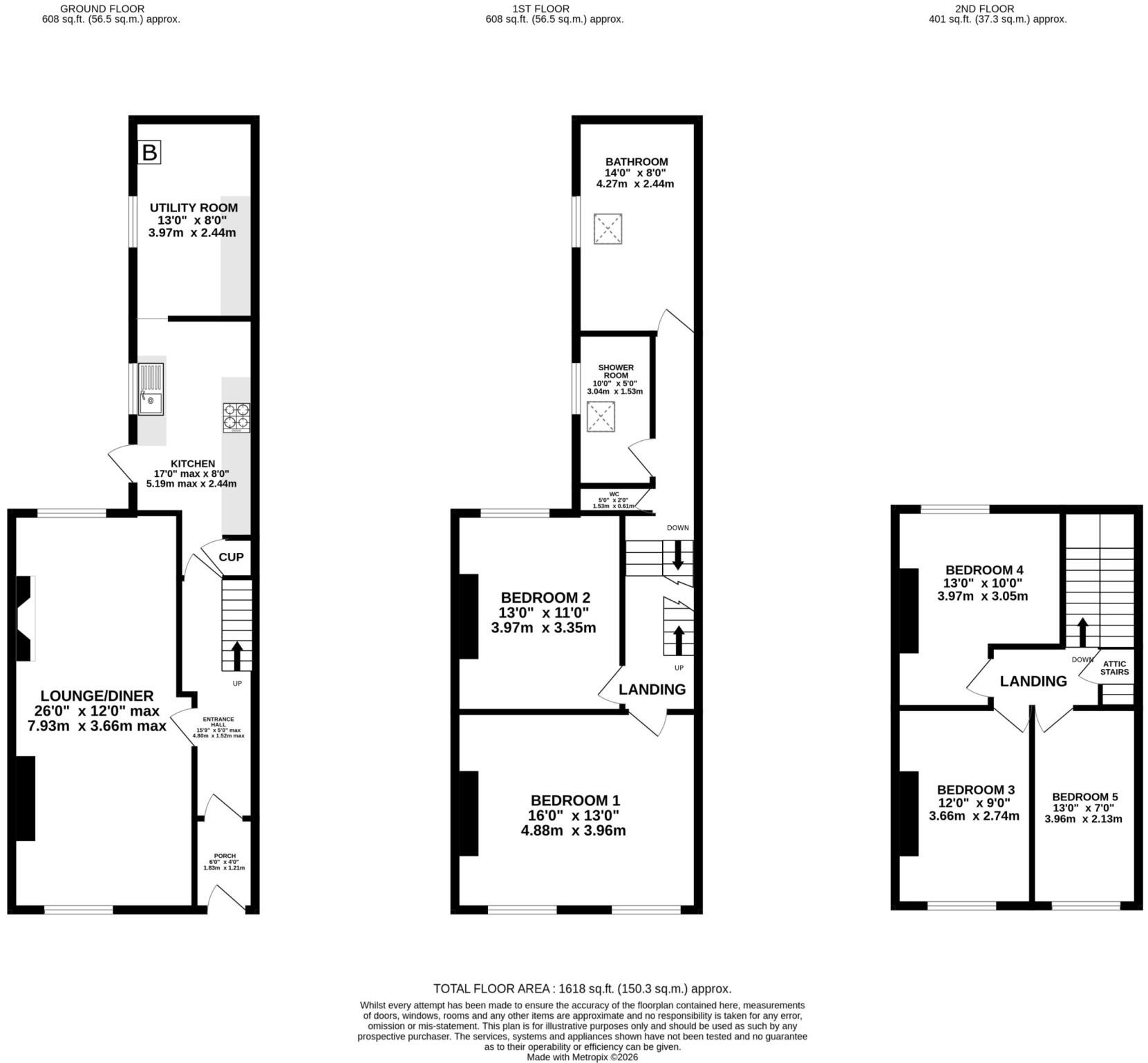 23 Mona Street, Douglas, IM1 2QE floorplan