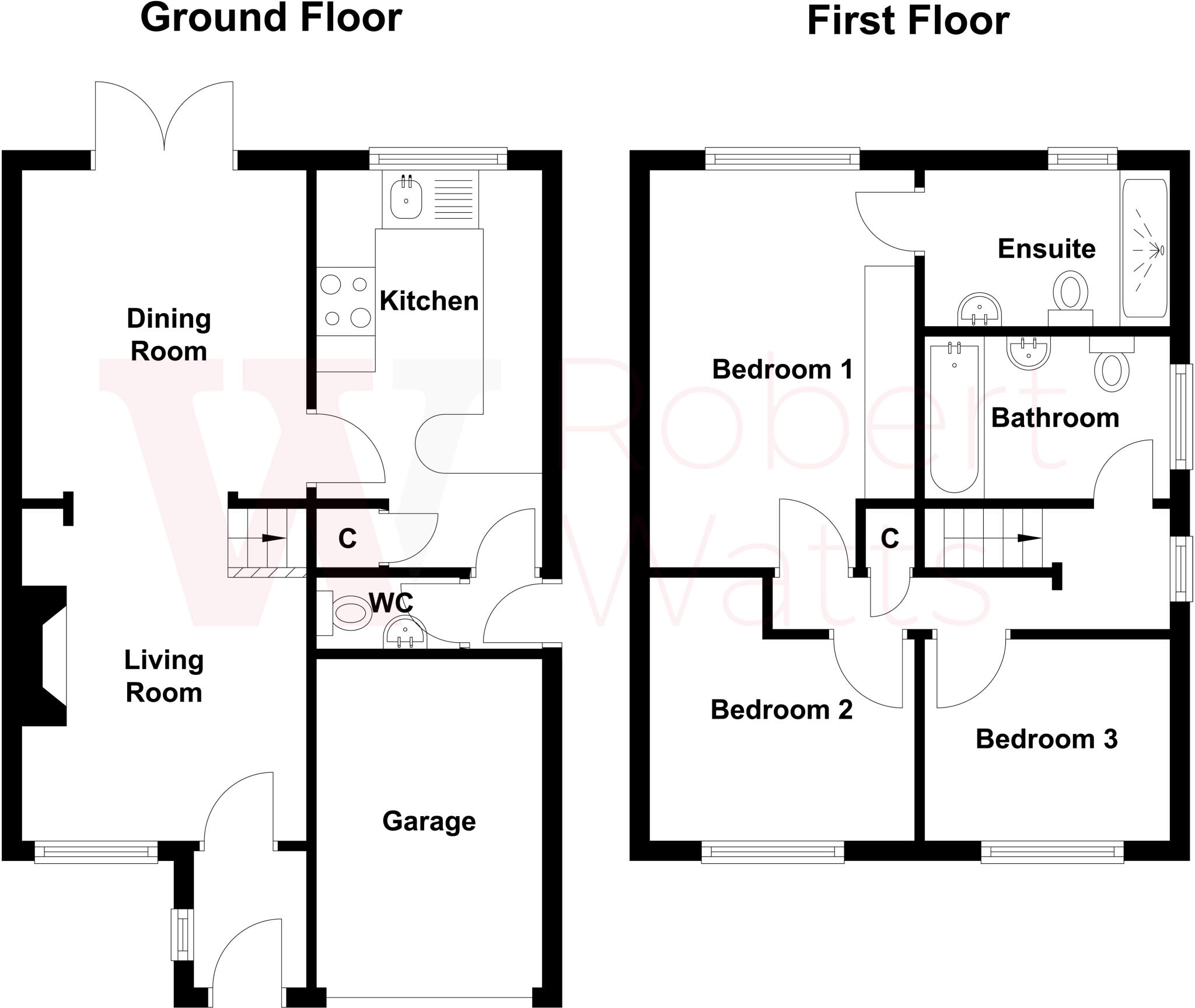 Ventnor Close, Gomersal, Cleckheaton, BD19 floorplan