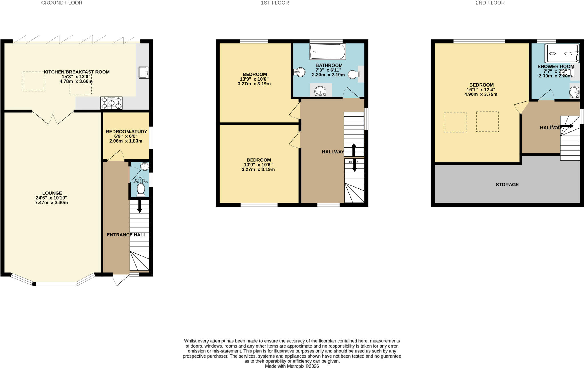 St. Lawrence Road, Upminster, RM14 floorplan