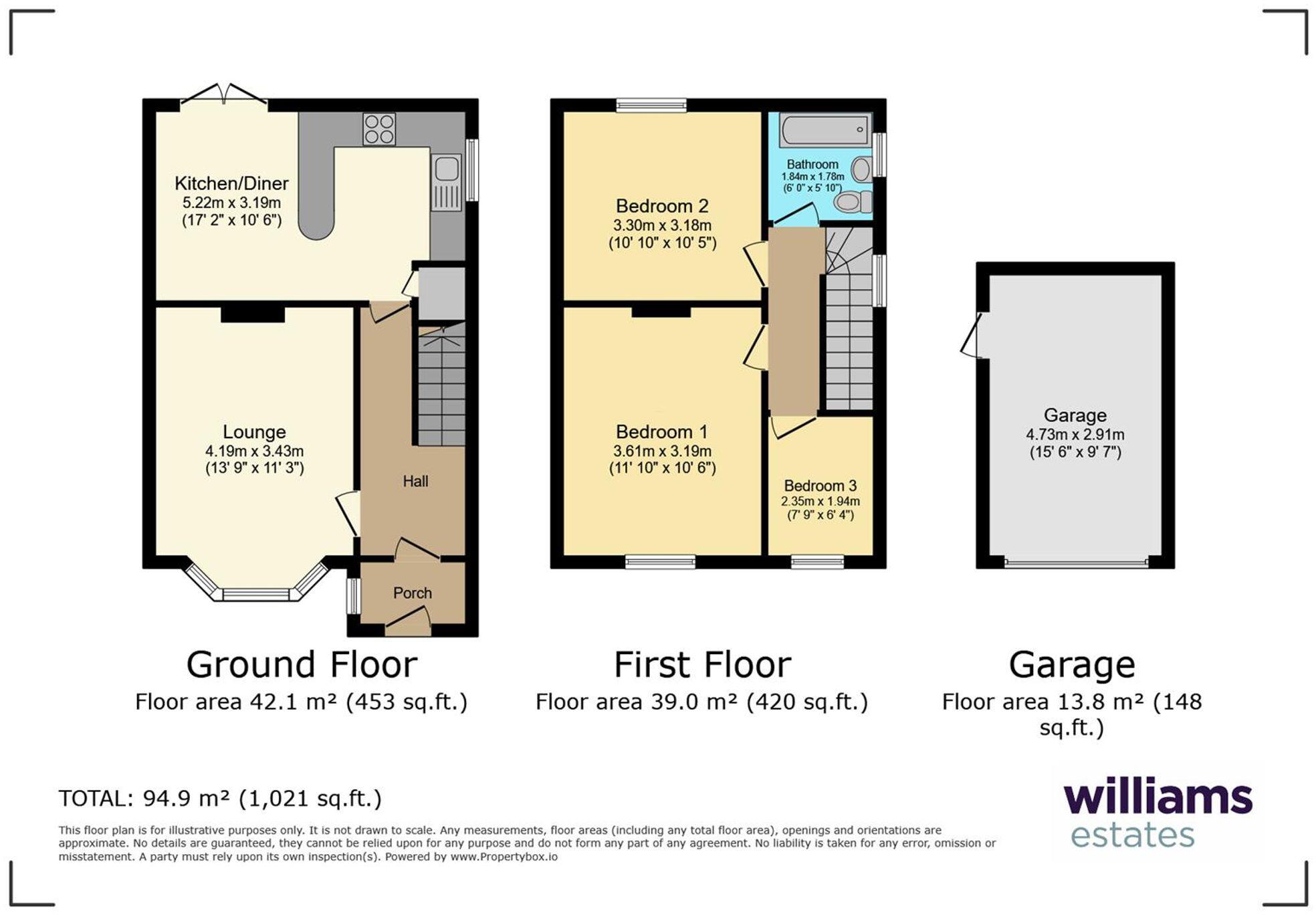 Marsh Road, Rhyl, LL18 floorplan