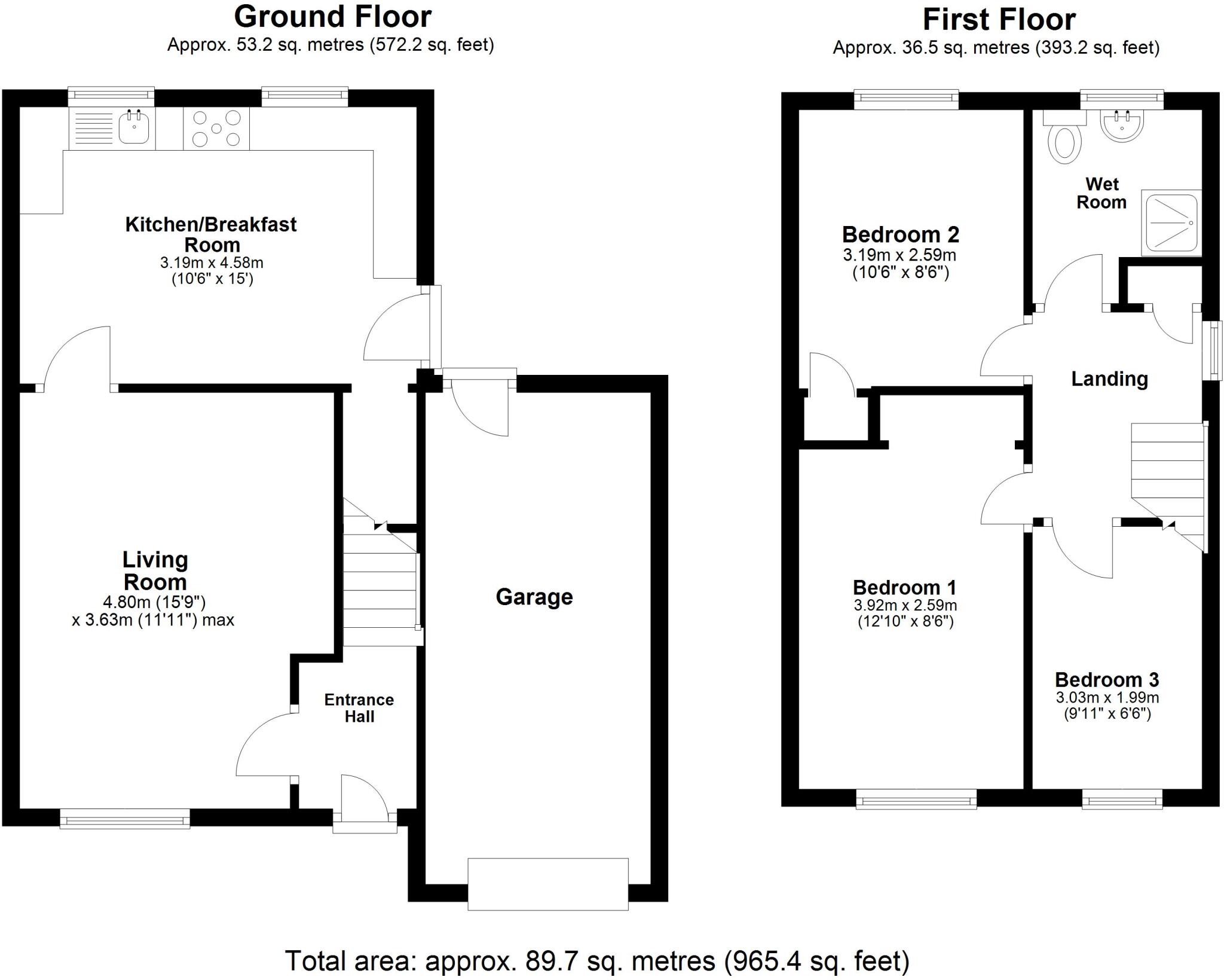 Crosslands, Stantonbury, Milton Keynes floorplan