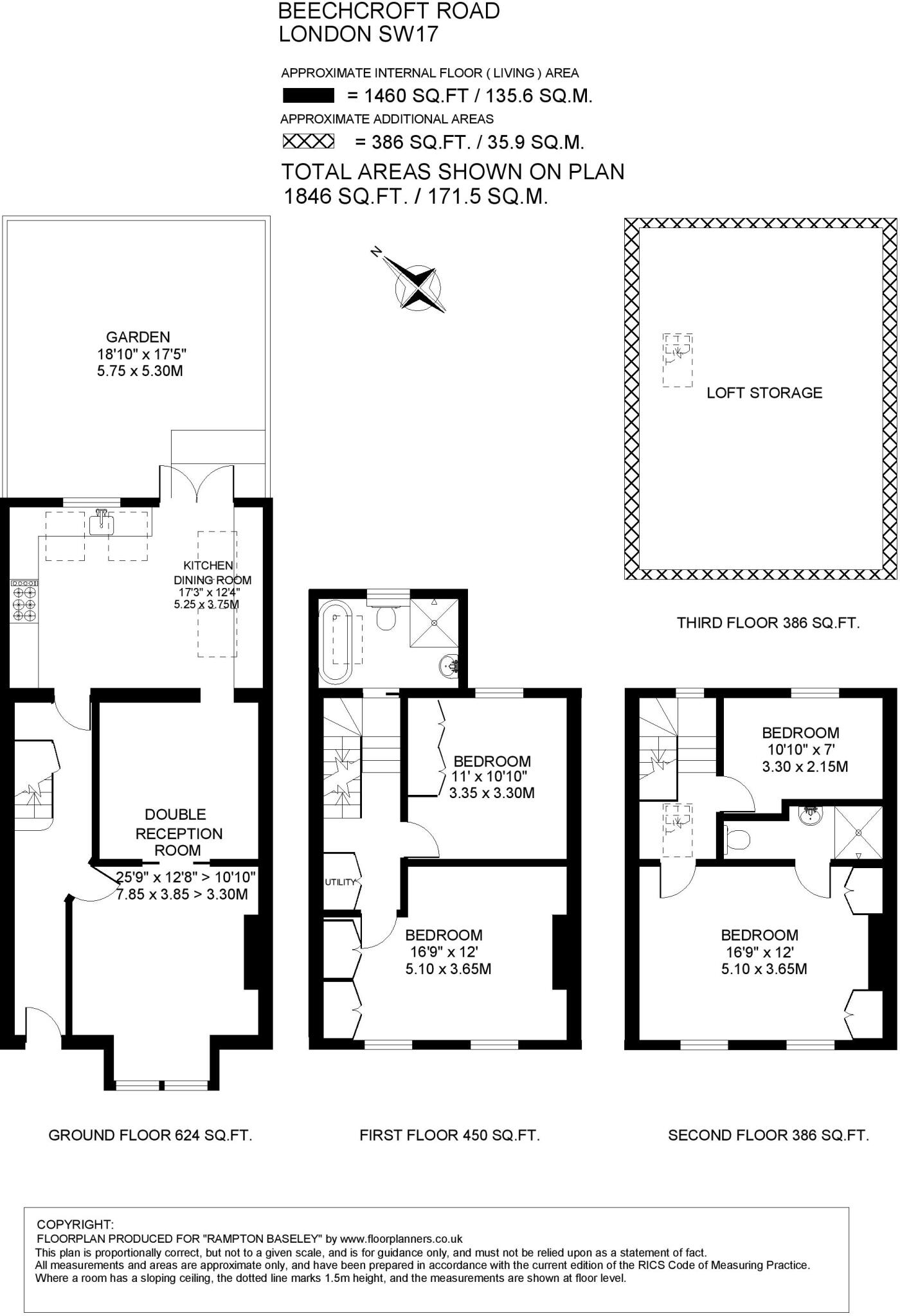 Beechcroft Road, SW17 floorplan