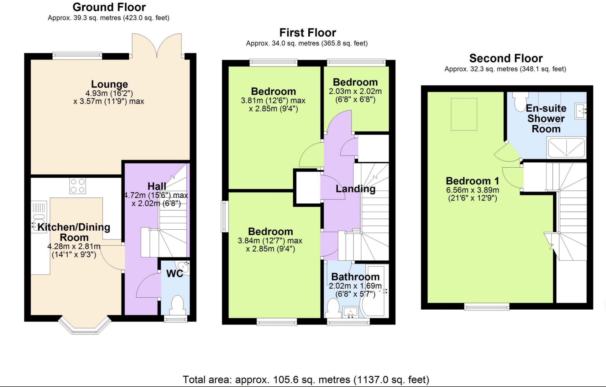 Rudloe Drive, Kingsway, Gloucester, GL2 floorplan