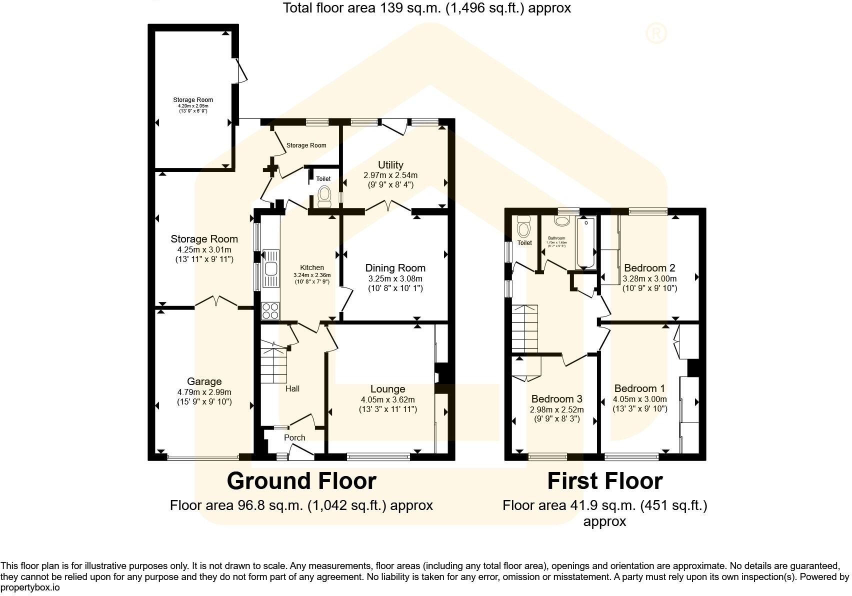 37 Stratton Way, Biggleswade, SG18 0NS floorplan