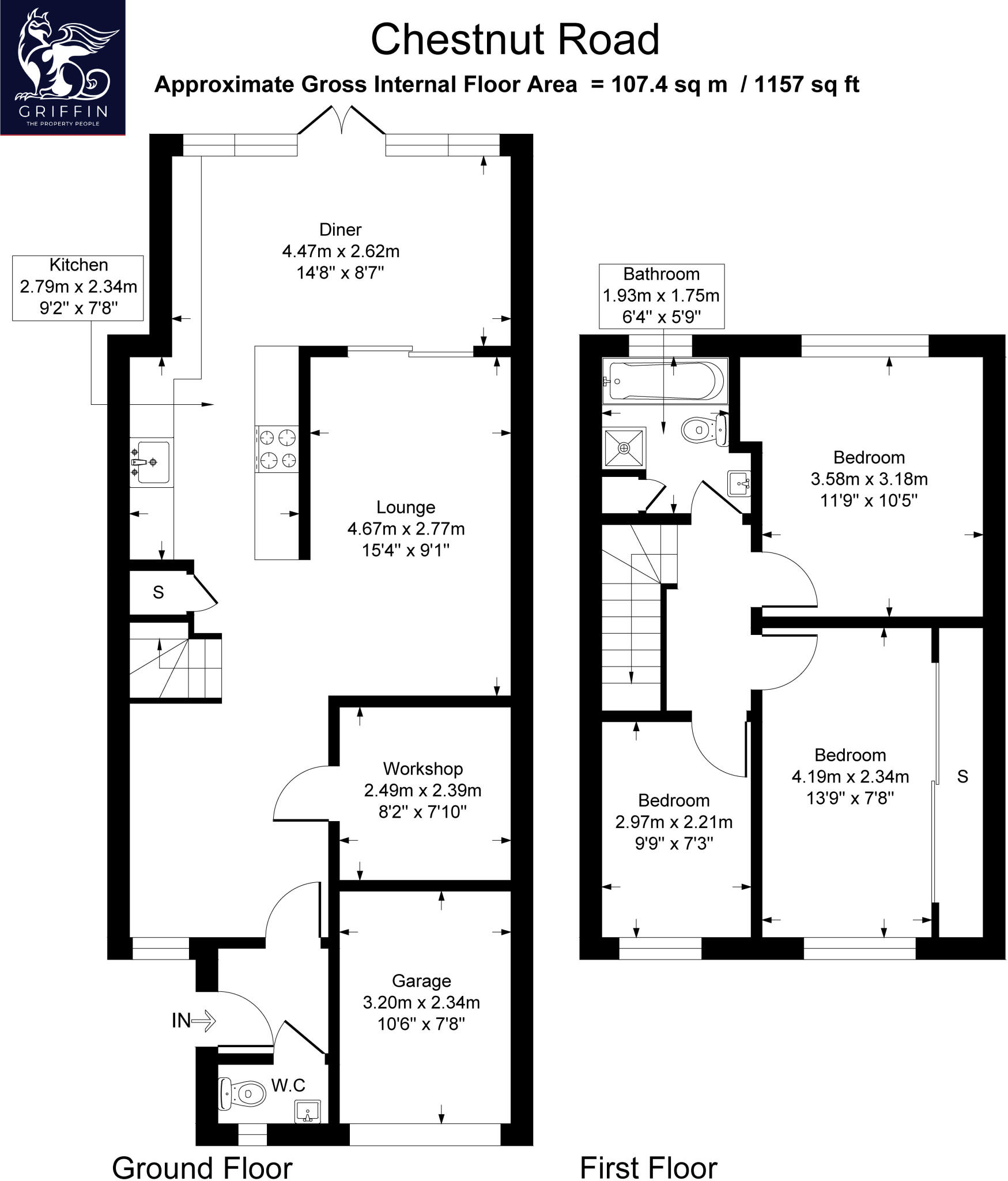 Chestnut Road, Vange, Basildon, SS16 floorplan