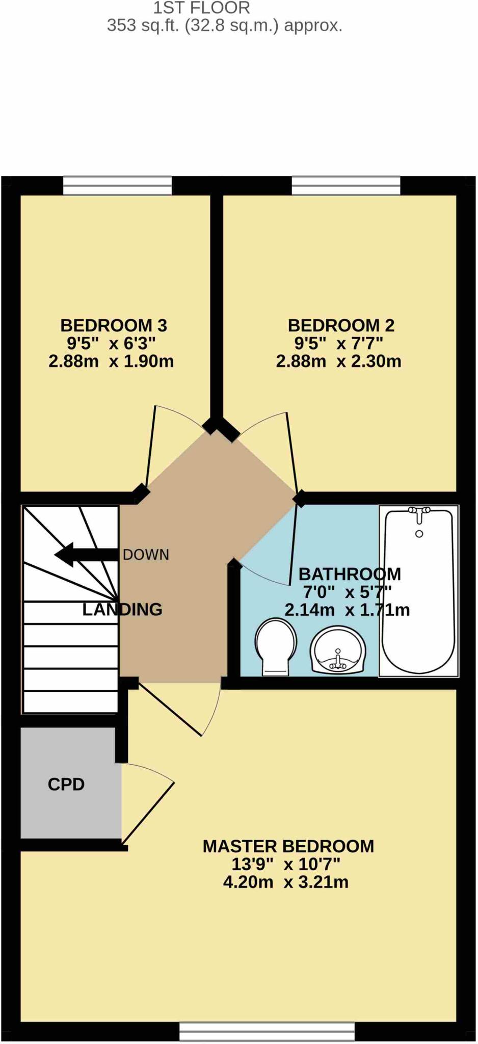 Brutus Court, North Hykeham, LN6 floorplan